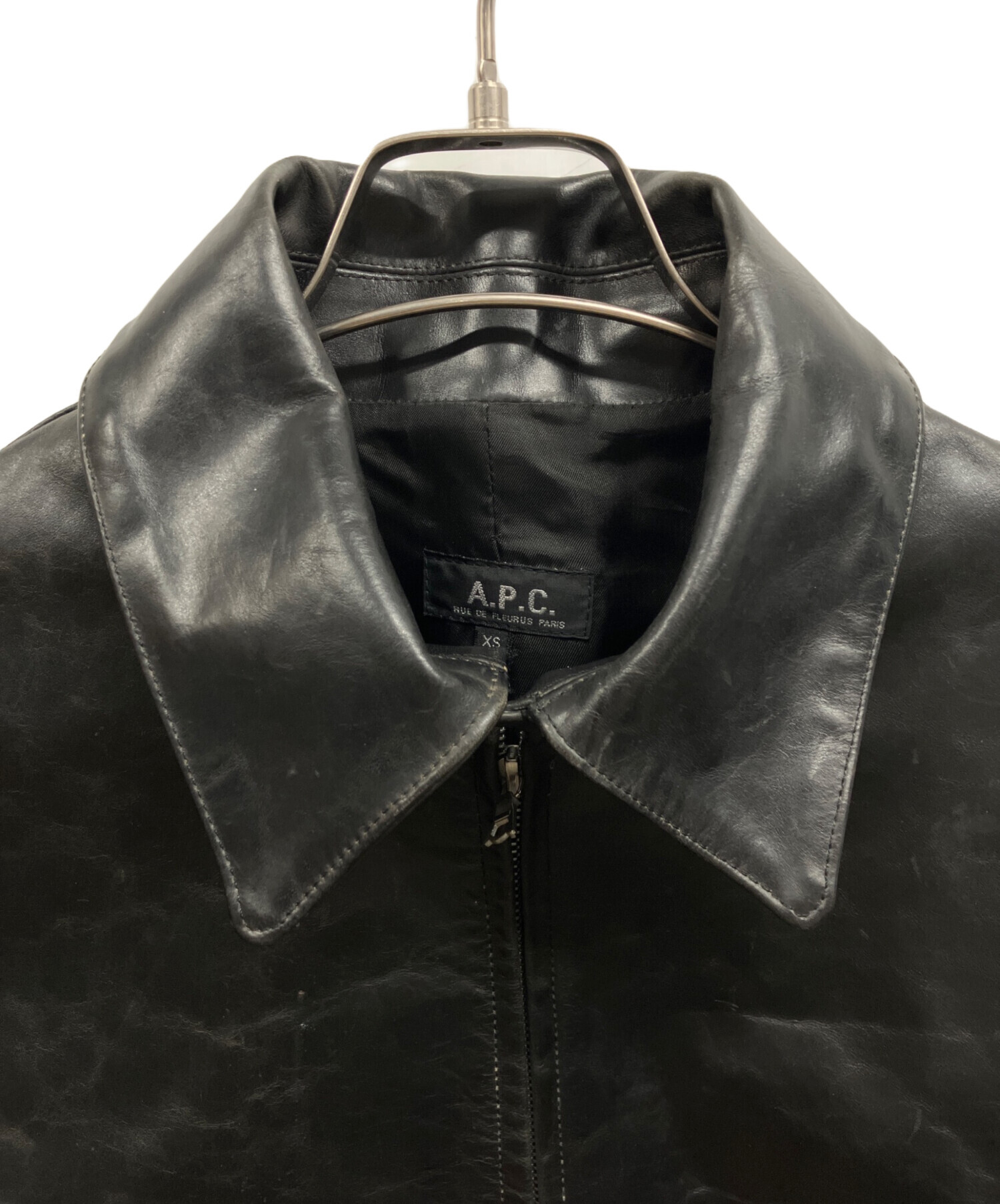 中古・古着通販】A.P.C. (アーペーセー) カウレザージャケット