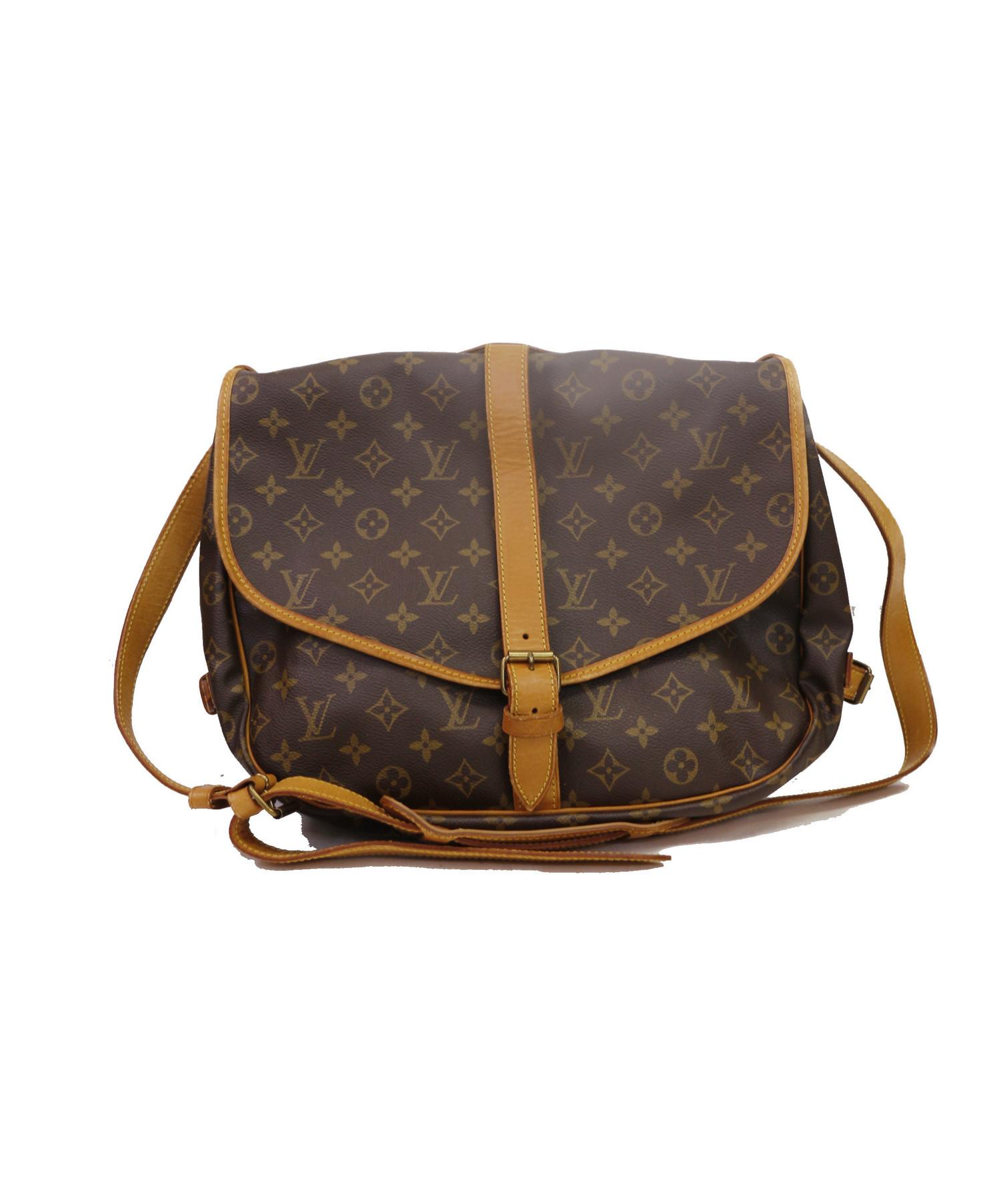 LOUIS VUITTON ショルダーバッグ ソミュール 中古・古着通販】LOUIS VUITTON (ルイヴィトン) ソミュールショルダー