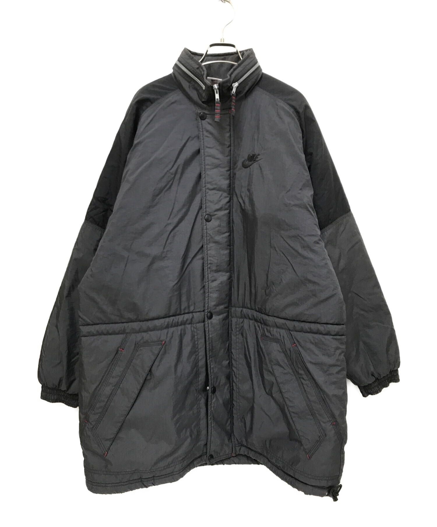 中古・古着通販】NIKE (ナイキ) 90`s中綿ジャケット ブラック サイズ:M