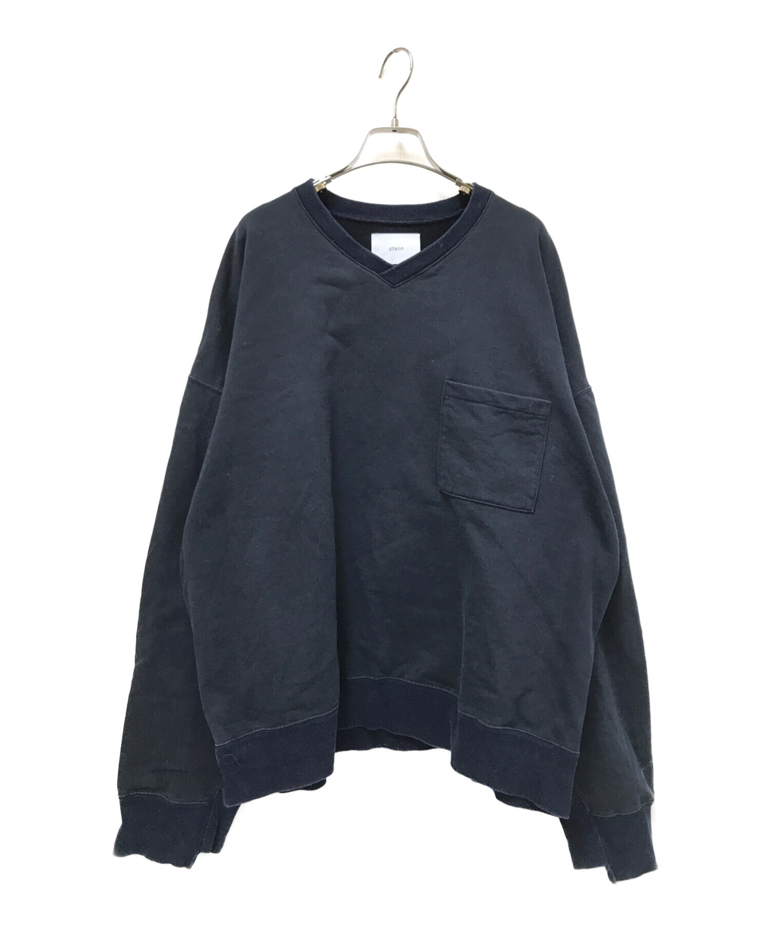 中古・古着通販】stein (シュタイン) DIVIDE SLEEVE V NECK SWEAT