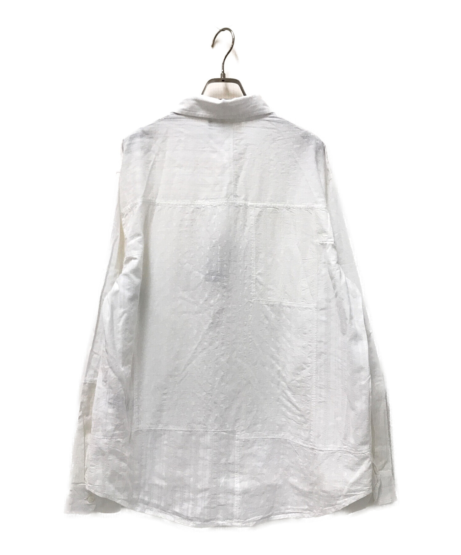中古・古着通販】KITH (キス) Mixed Dobby Apollo L/S Shirt ホワイト 