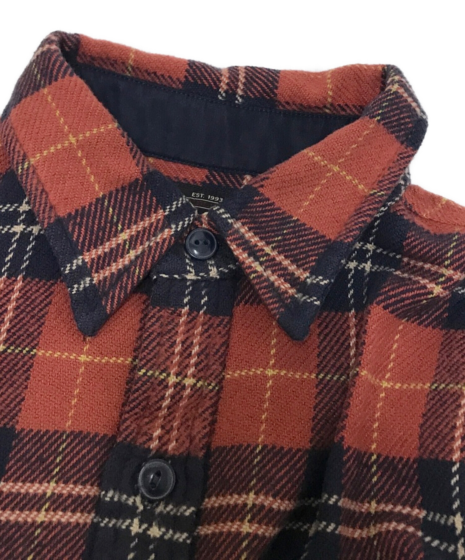 RRL チェックシャツ　Mサイズ 中古・古着通販】RRL (ダブルアールエル) フランネルチェックシャツ