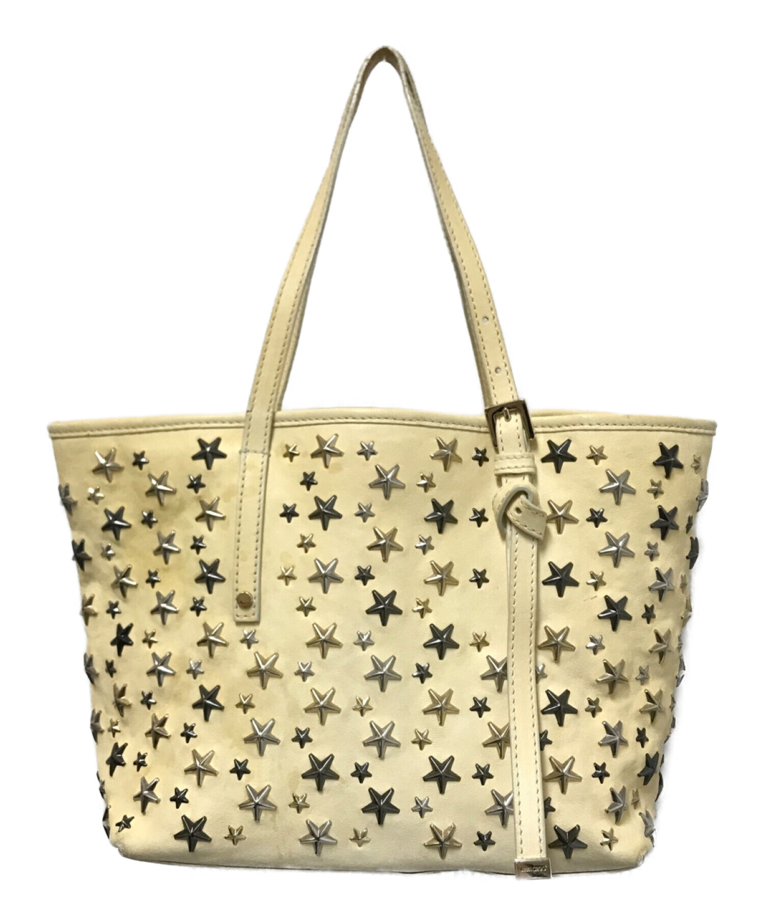 中古・古着通販】JIMMY CHOO (ジミーチュウ) スタッズミニトートバッグ
