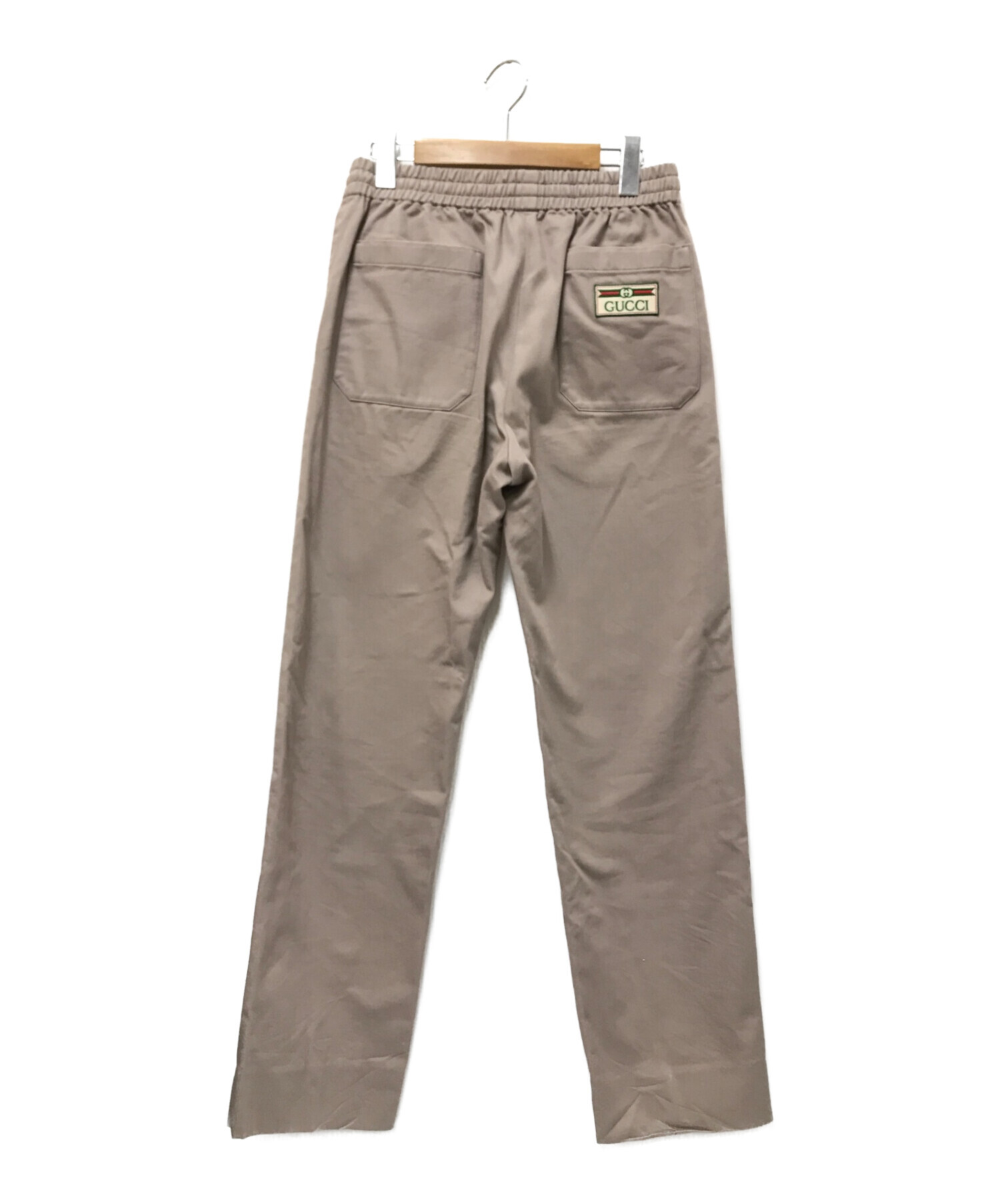 GUCCI ベージュ パンツ Camel / Ebony GG Canvas Jogging Pant | GUCCI® US