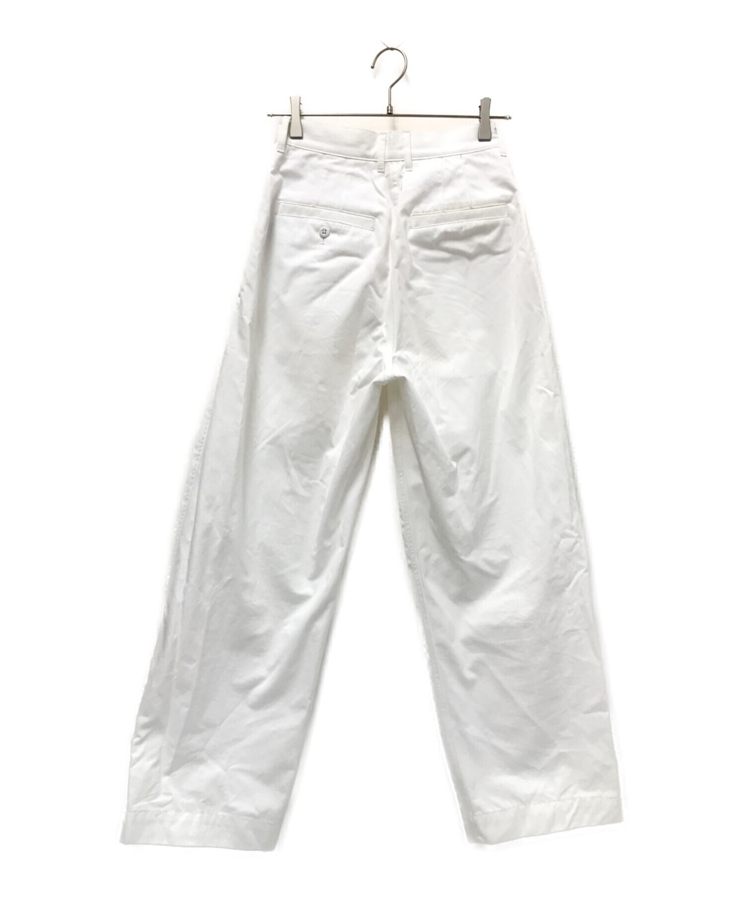 新作登場，100%新品 ロエフ LOEFF コットンツイル2タックパンツ