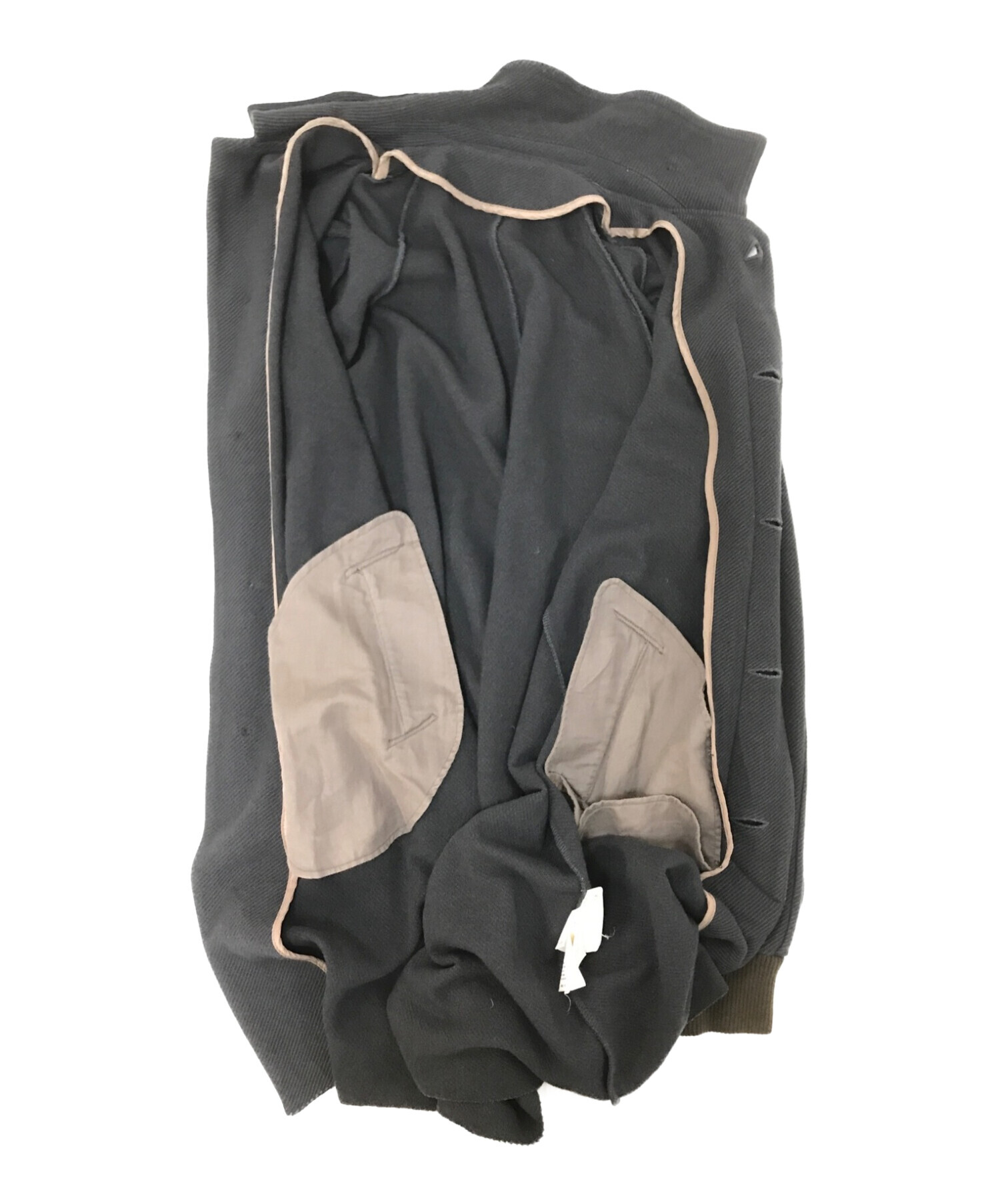 中古・古着通販】sacai (サカイ) ウールリブコート ネイビー サイズ:2