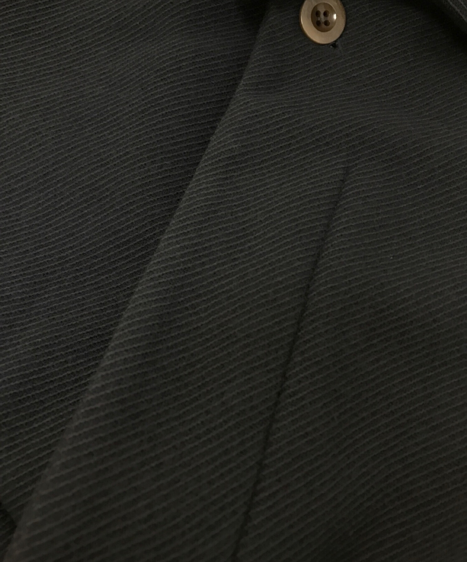 中古・古着通販】sacai (サカイ) ウールリブコート ネイビー サイズ:2