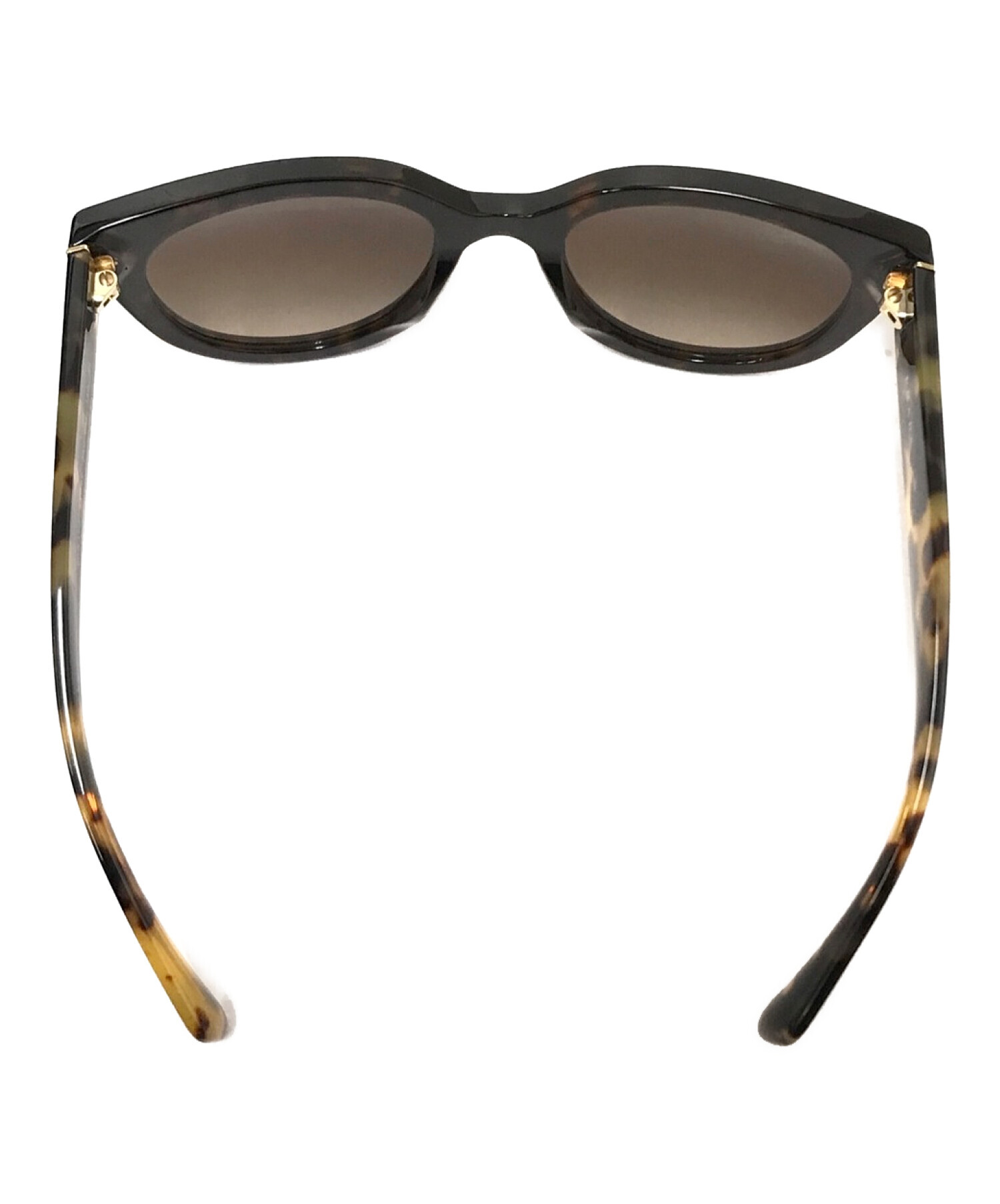 PRADA・サングラス・メンズ・レディース・フルキット ブラウン・フレーム黒 中古・古着通販】PRADA (プラダ) サングラス ブラウン サイズ:54□22