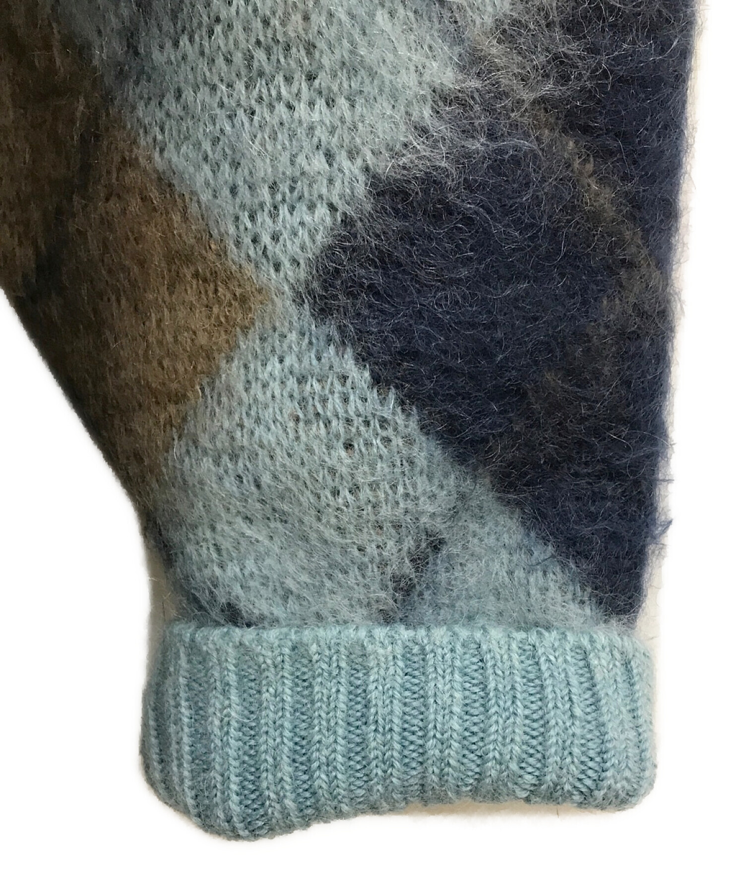 ひ*〜様 アーガイル柄モヘア ターコイズブルー NEEDLES別注 1253-599-0416 | MEN | 2021 Autumn Winter | UNITED ARROWS LTD.