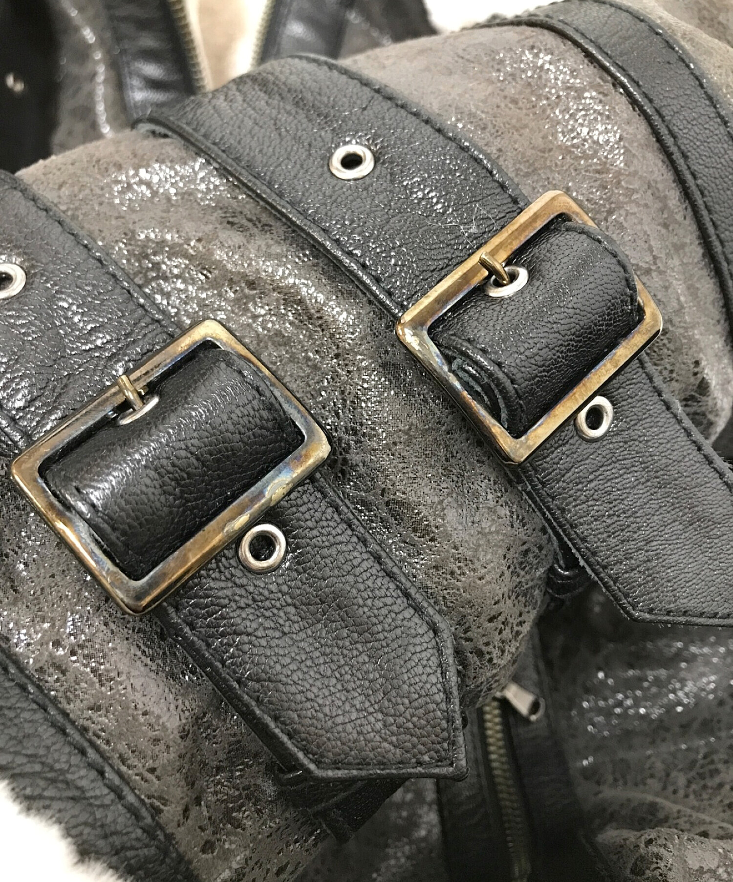 ㉔goaムートンジャケットトルネードマート好きにも chuclla｜ボアカラー ムートンジャケットFD24W239 Fano Studios