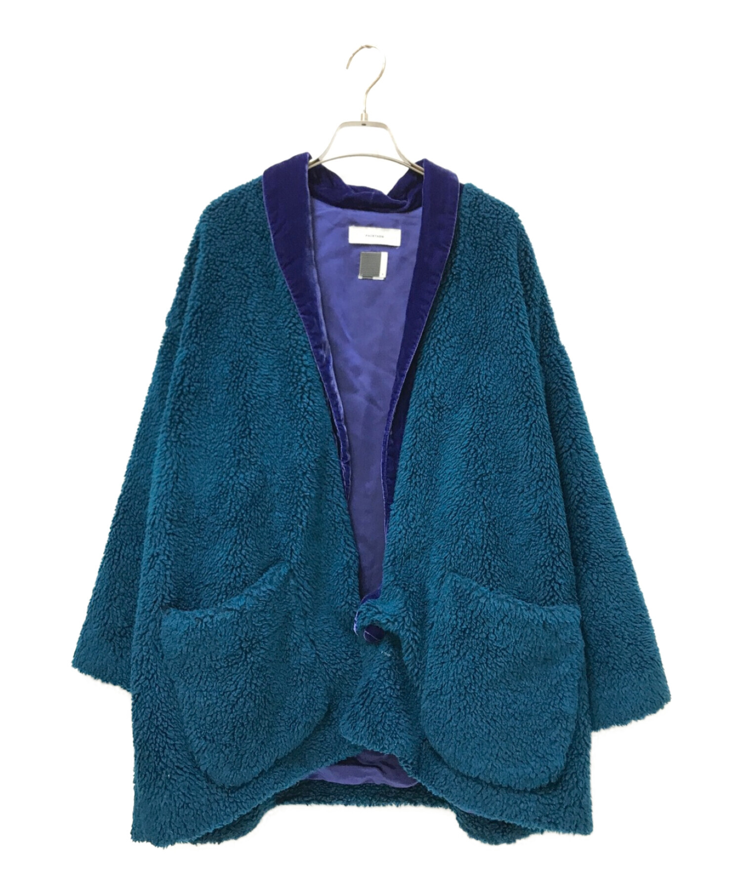 中古・古着通販】FACETASM (ファセッタズム) ボアジャケット ブルー