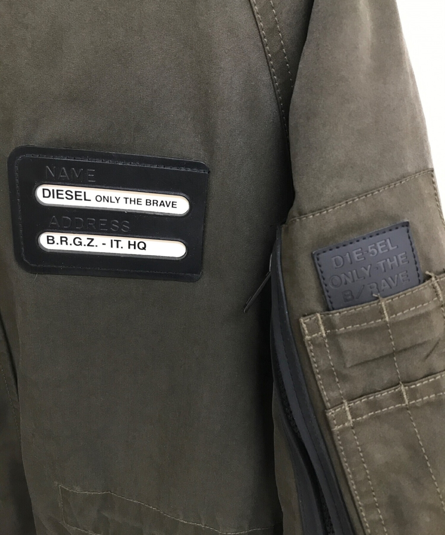 中古・古着通販】DIESEL (ディーゼル) W-KOBEC JACKET オリーブ サイズ