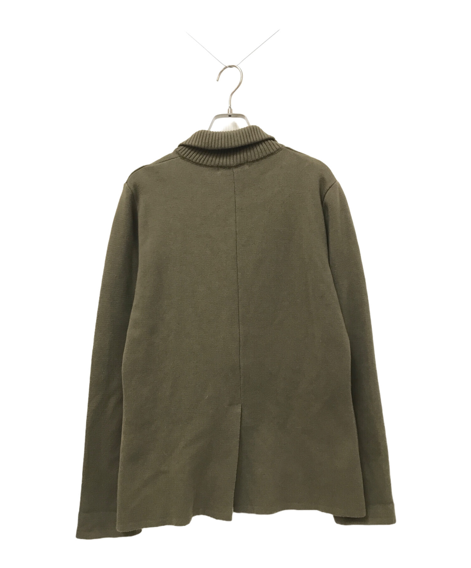中古・古着通販】LARDINI (ラルディーニ) ニットジャケット オリーブ