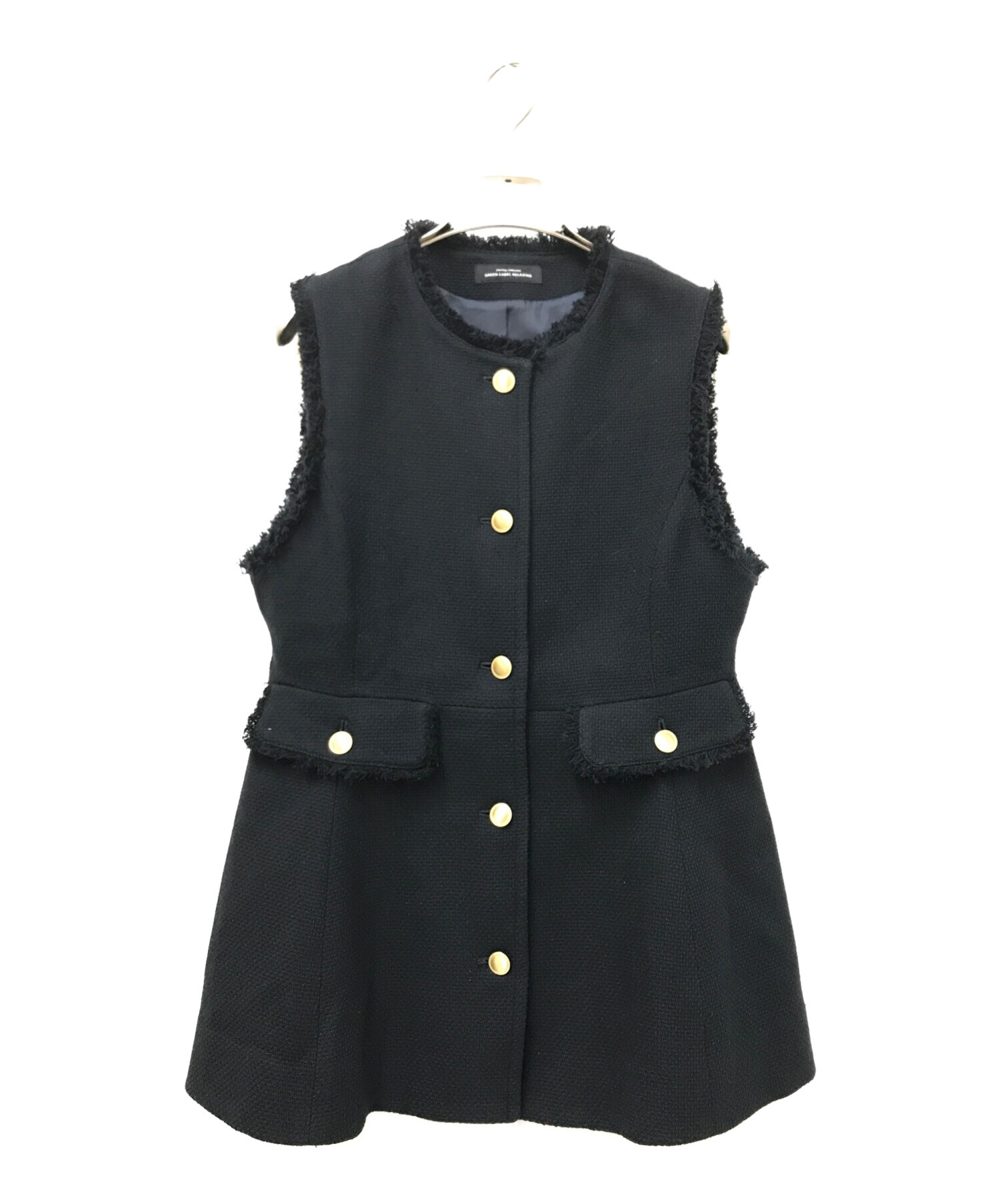 green label relaxing バスケットペプラムジレ green label relaxing バスケットペプラムジレ green label relaxing