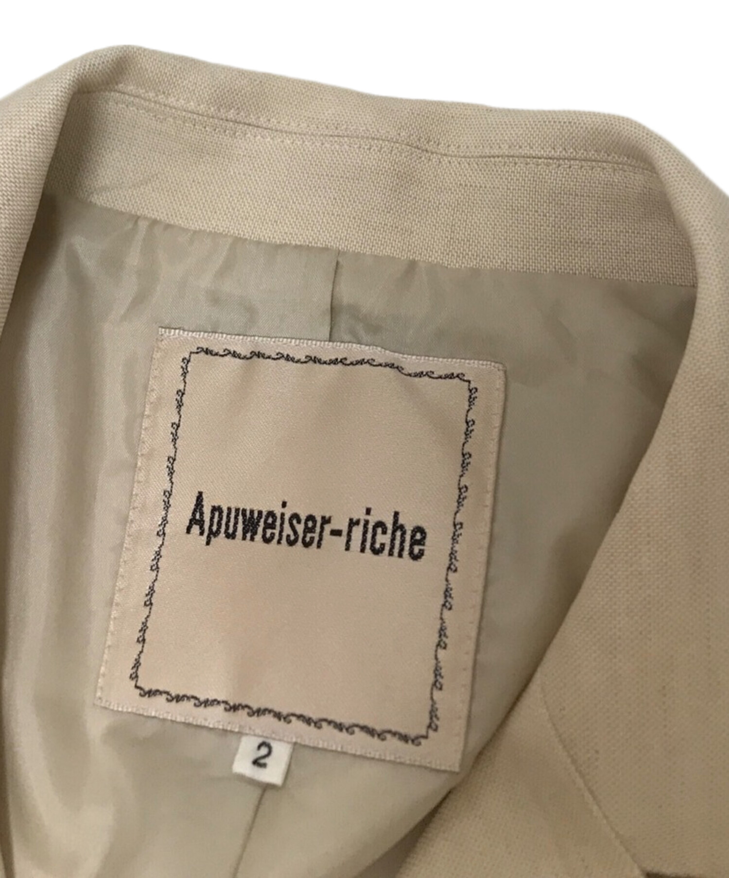中古・古着通販】Apuweiser-riche (アプワイザーリッシェ) パール調 
