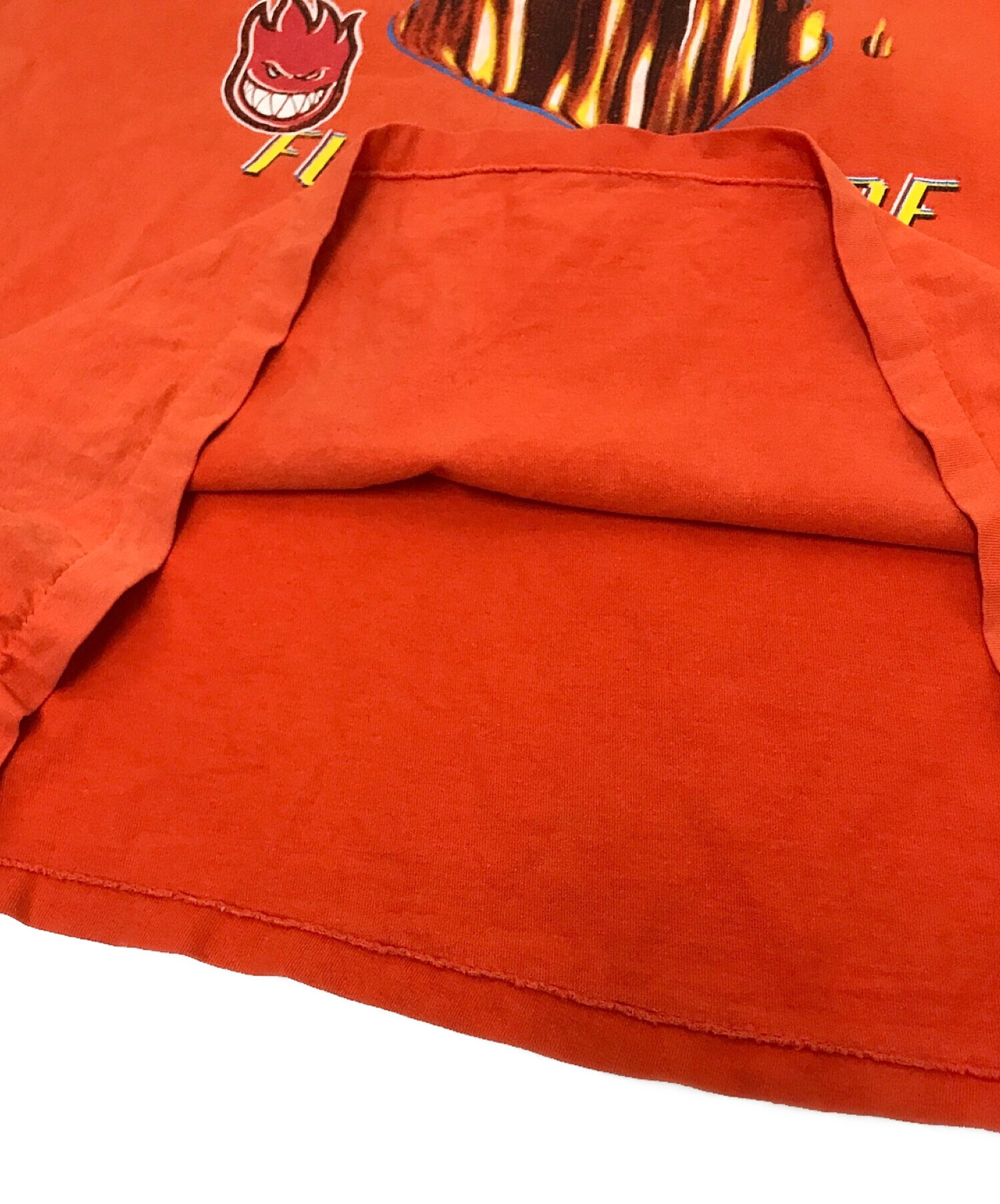 希少 SPITFIRE Tシャツ オレンジ スピットファイアー 中古・古着通販】SPITFIRE (スピットファイア) SPIT FIRE