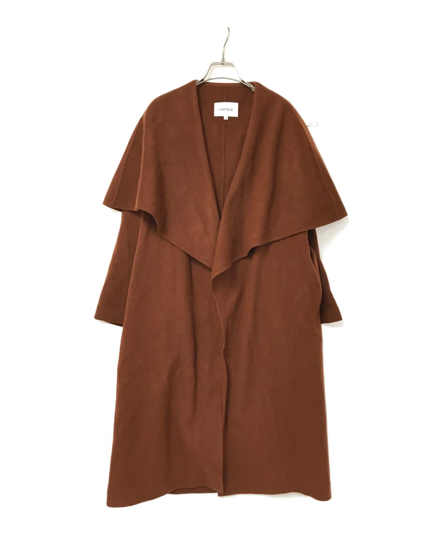 中古・古着通販】ENFOLD (エンフォルド) ビッグカラーリバーコート