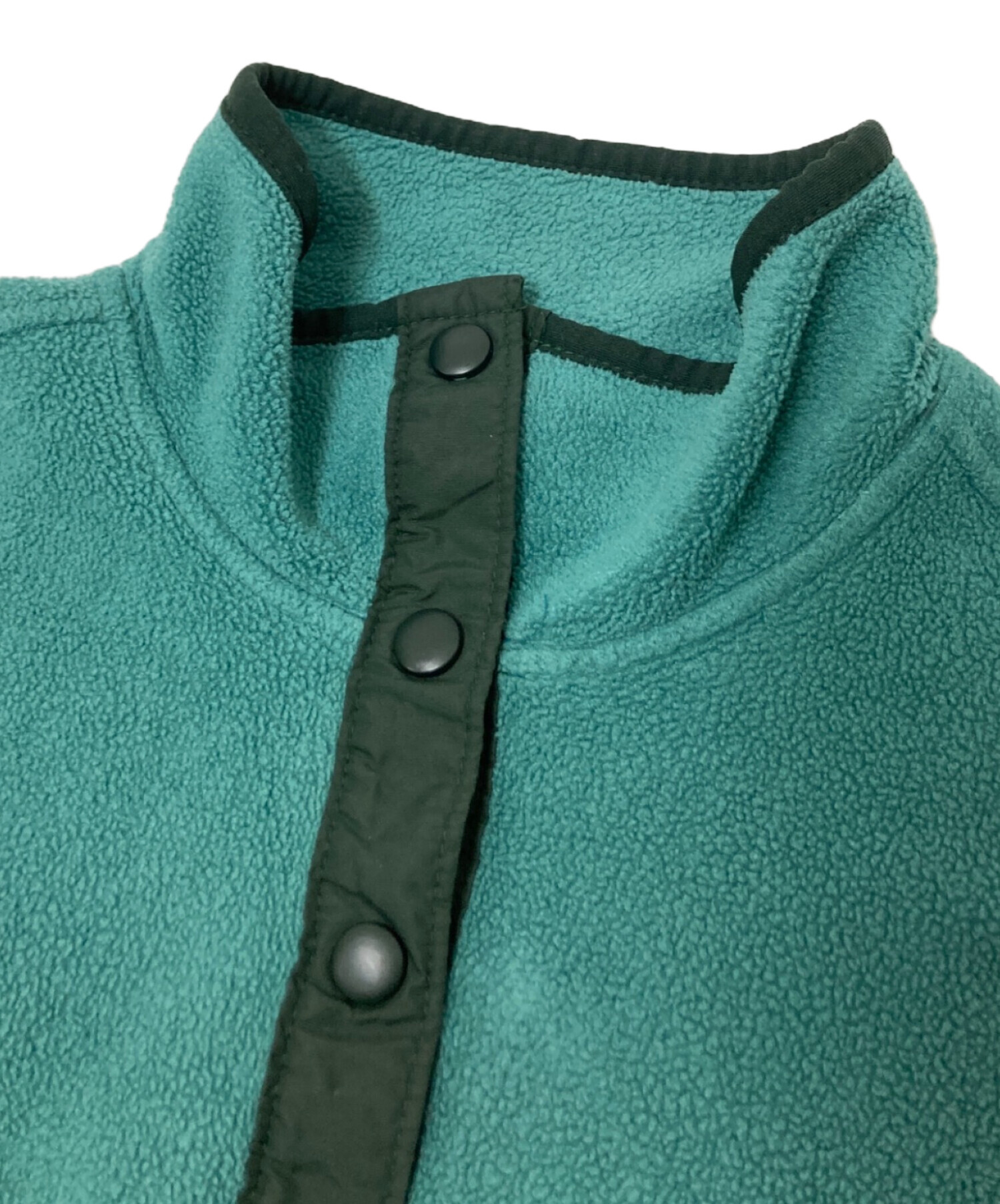 ウールリッチ 90s ロゴ スナップボタン フリースプルオーバー XL 緑 中古・古着通販】WOOLRICH (ウールリッチ) ハーフスナップボタン