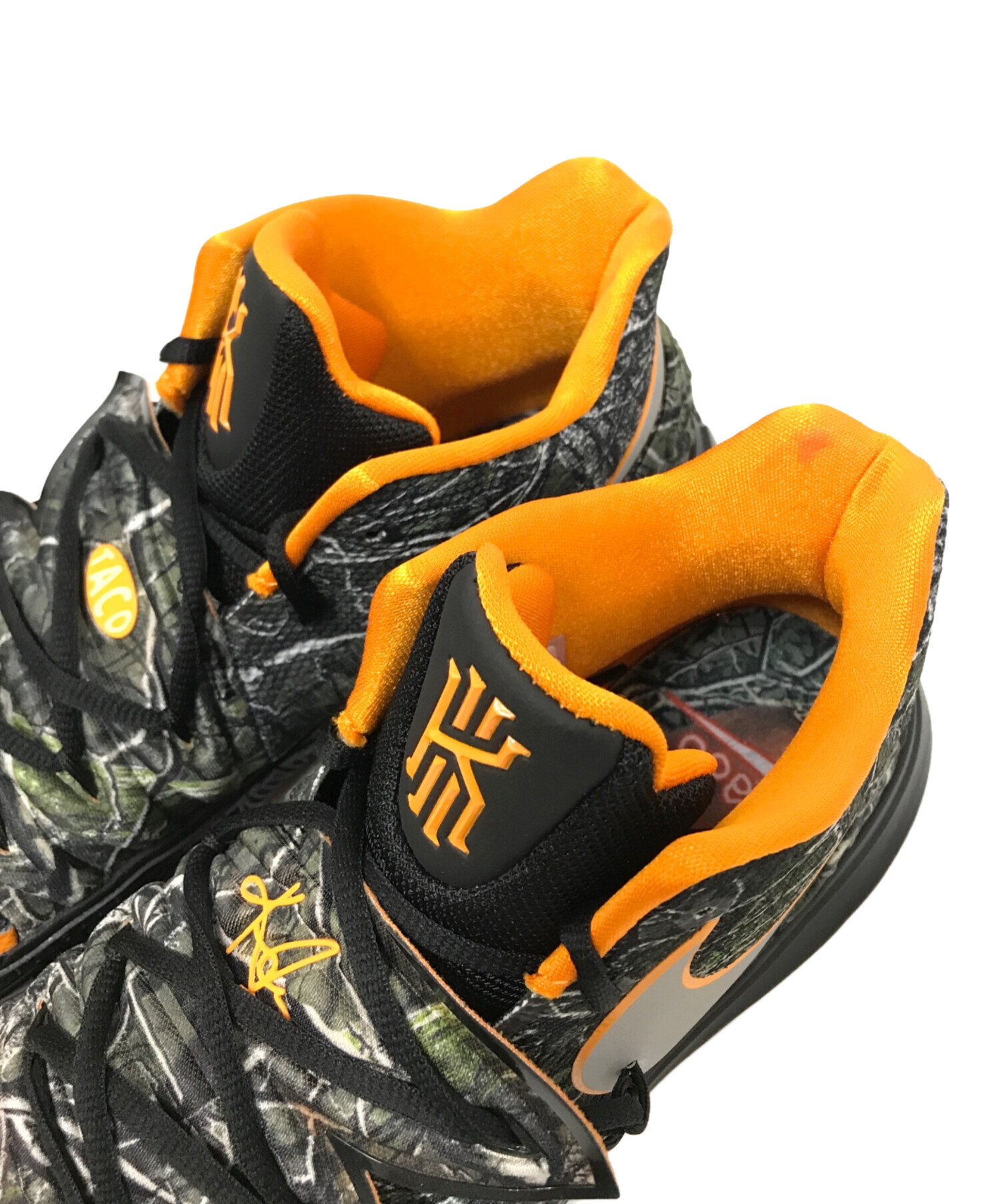 中古・古着通販】NIKE (ナイキ) KYRIE 5 Taco PE ブラック×オレンジ