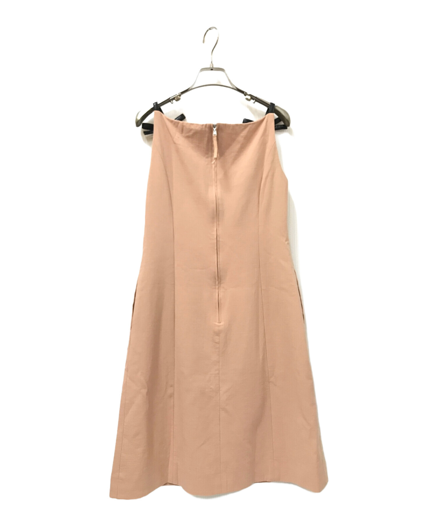 FOXEY ノースリーブ ワンピース ピンク 38 フォクシー フォクシー