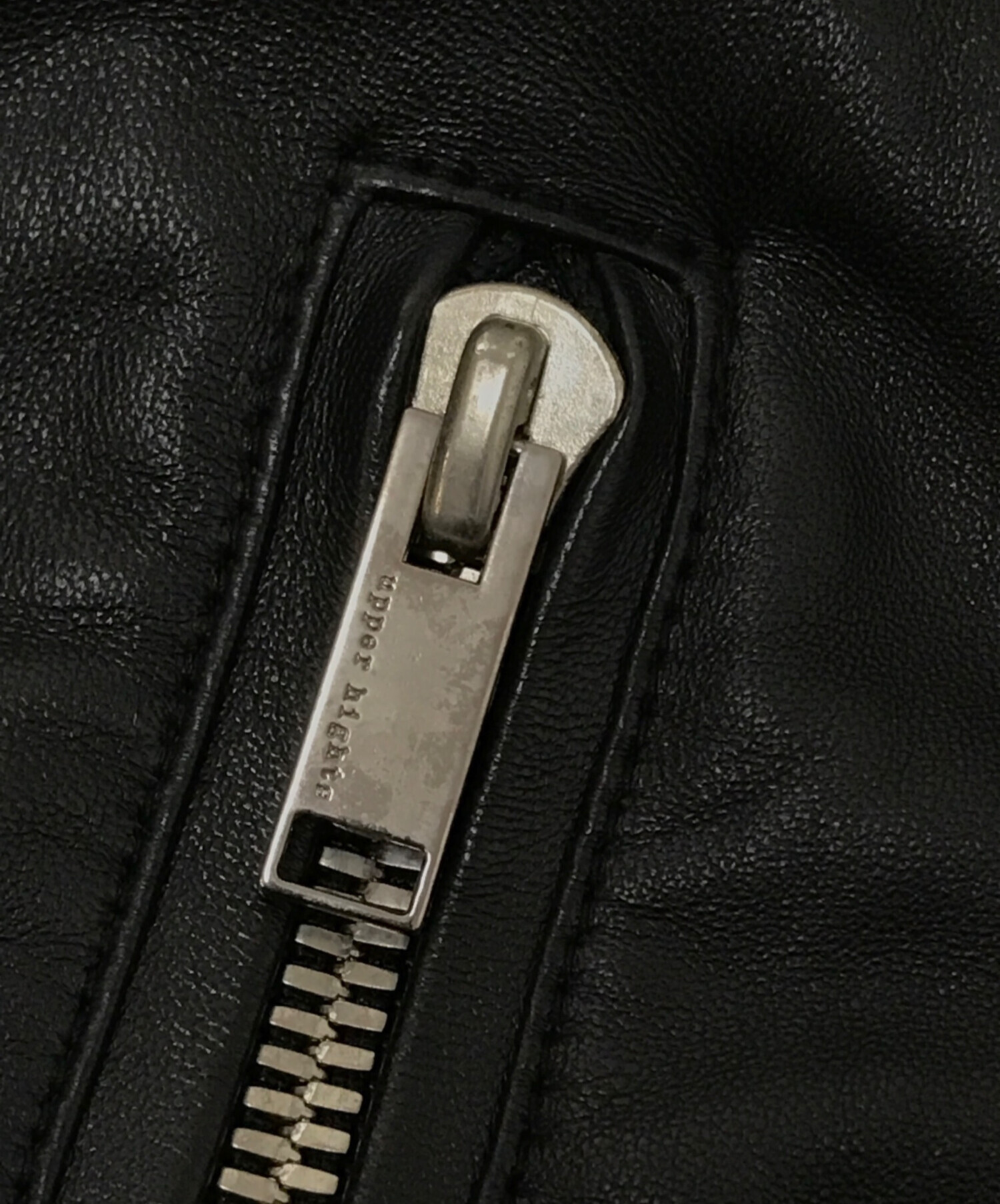 中古・古着通販】upper hights (アッパーハイツ) ラムレザーライダース