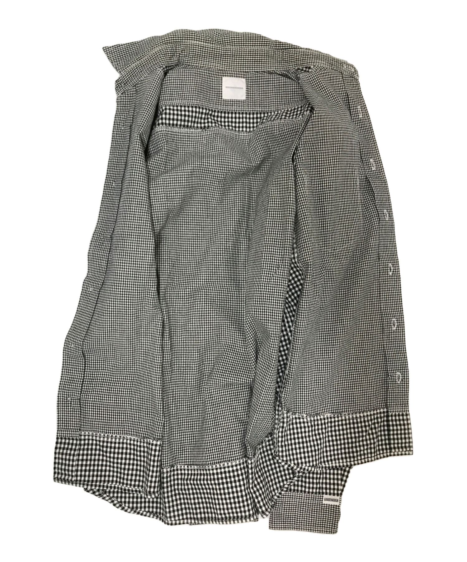 中古・古着通販】GOOD ENOUGH (グッドイナフ) ギンガムチェックシャツ