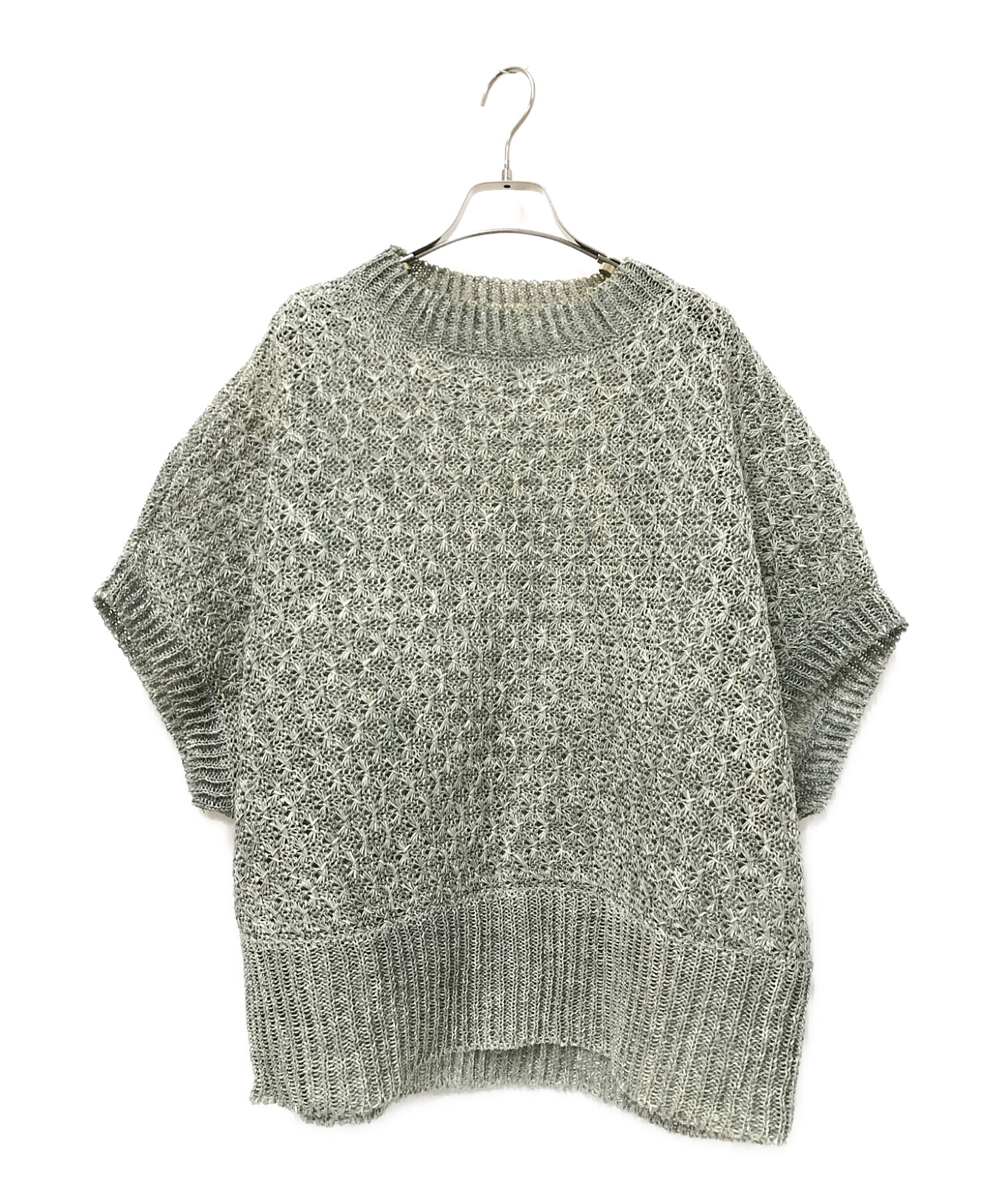 amachi. 和紙ベスト amachi.アマチ Paesina Stone Knit Vest和紙ニットベスト/AY-8-28