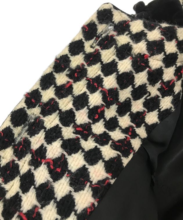 中古・古着通販】ESCADA (エスカーダ) ツィードセットアップ ブラック