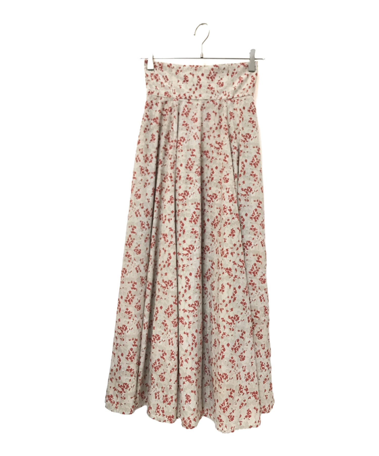 中古・古着通販】CLANE (クラネ) ジャカードフラワーフレアスカート  