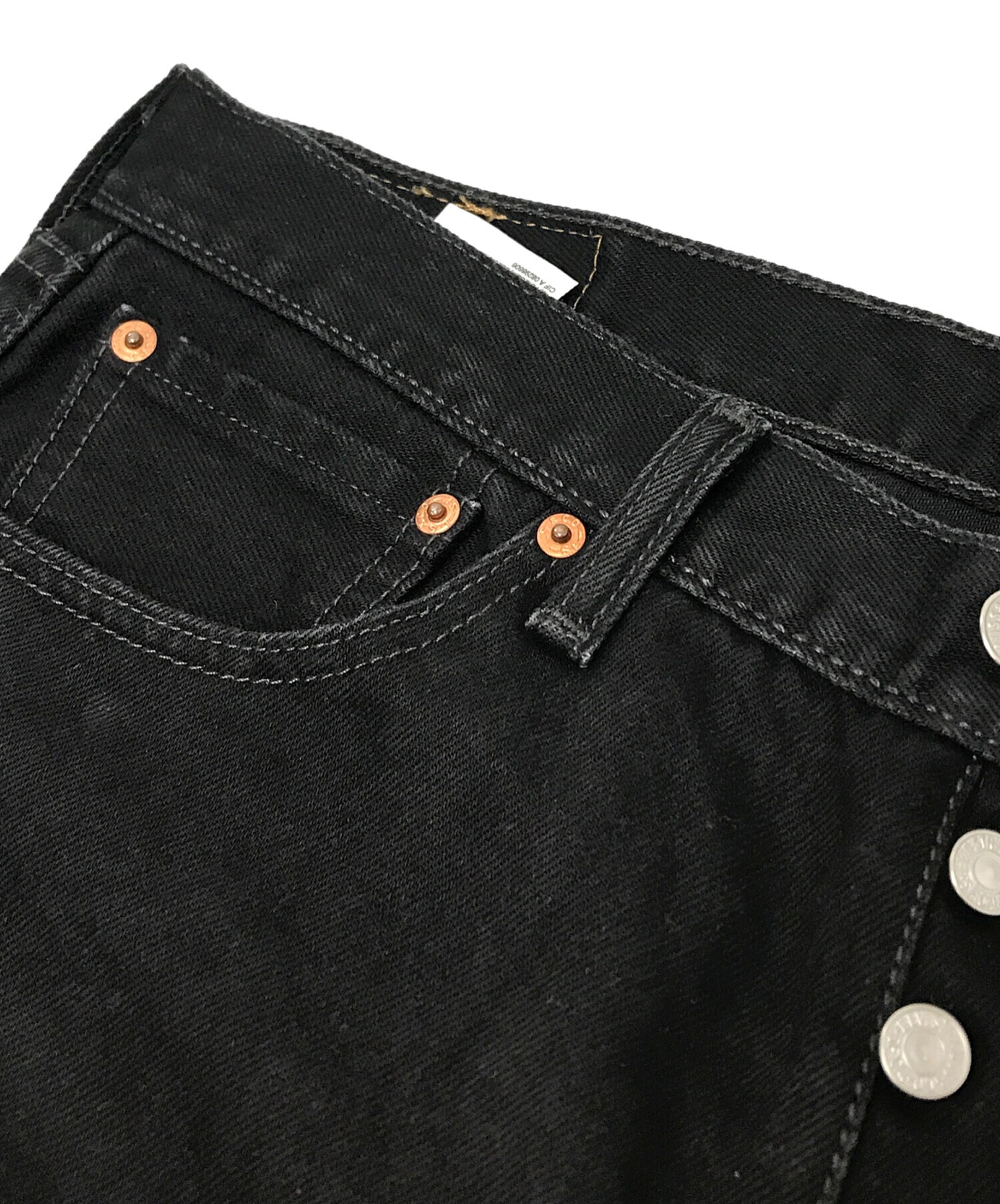 新品　リーバイス569 W33 L32 ブラックデニム パンツ 黒 リーバイス569 黒染めブラックデニムルーズワイドパンツ リーバイス569