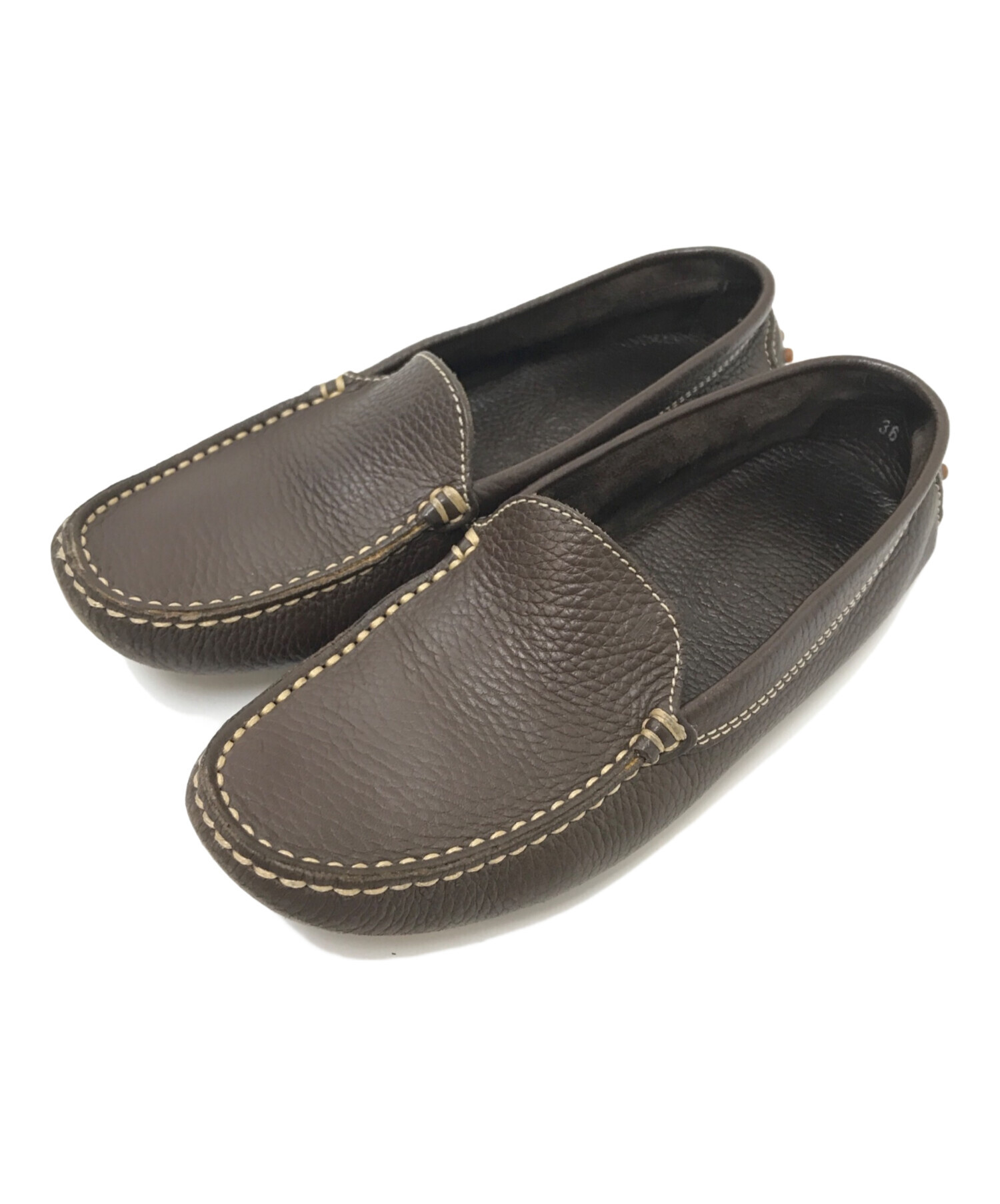 中古・古着通販】TOD'S (トッズ) ドライビングシューズ ブラウン