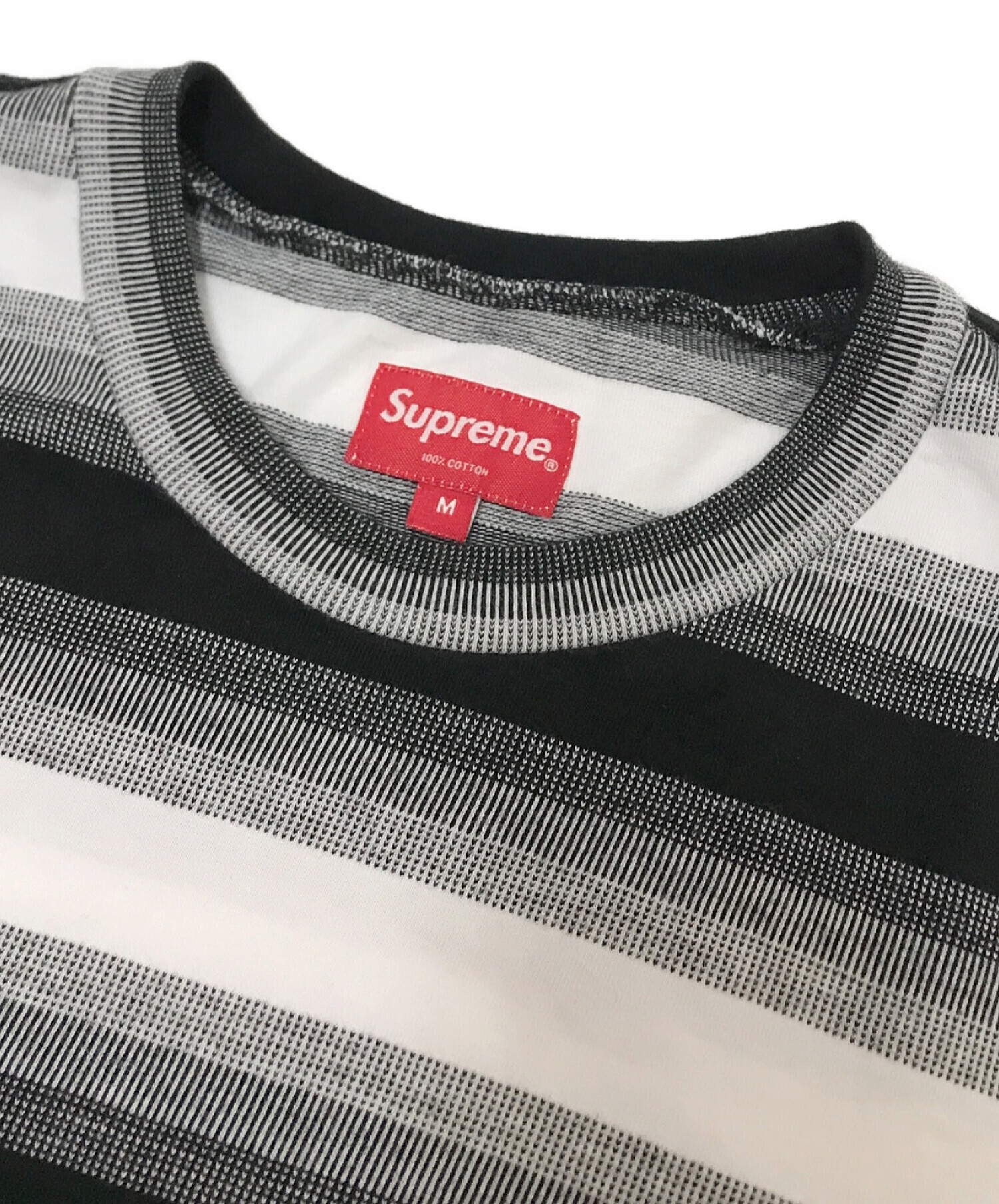 Supreme Gradient Stripe S/S Top L Supreme Gradient Stripe Sweater