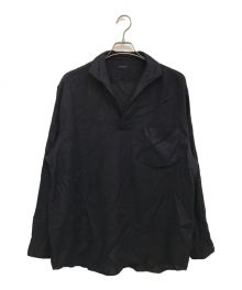 中古・古着通販】COMOLI (コモリ) リネンツイル スキッパーシャツ 