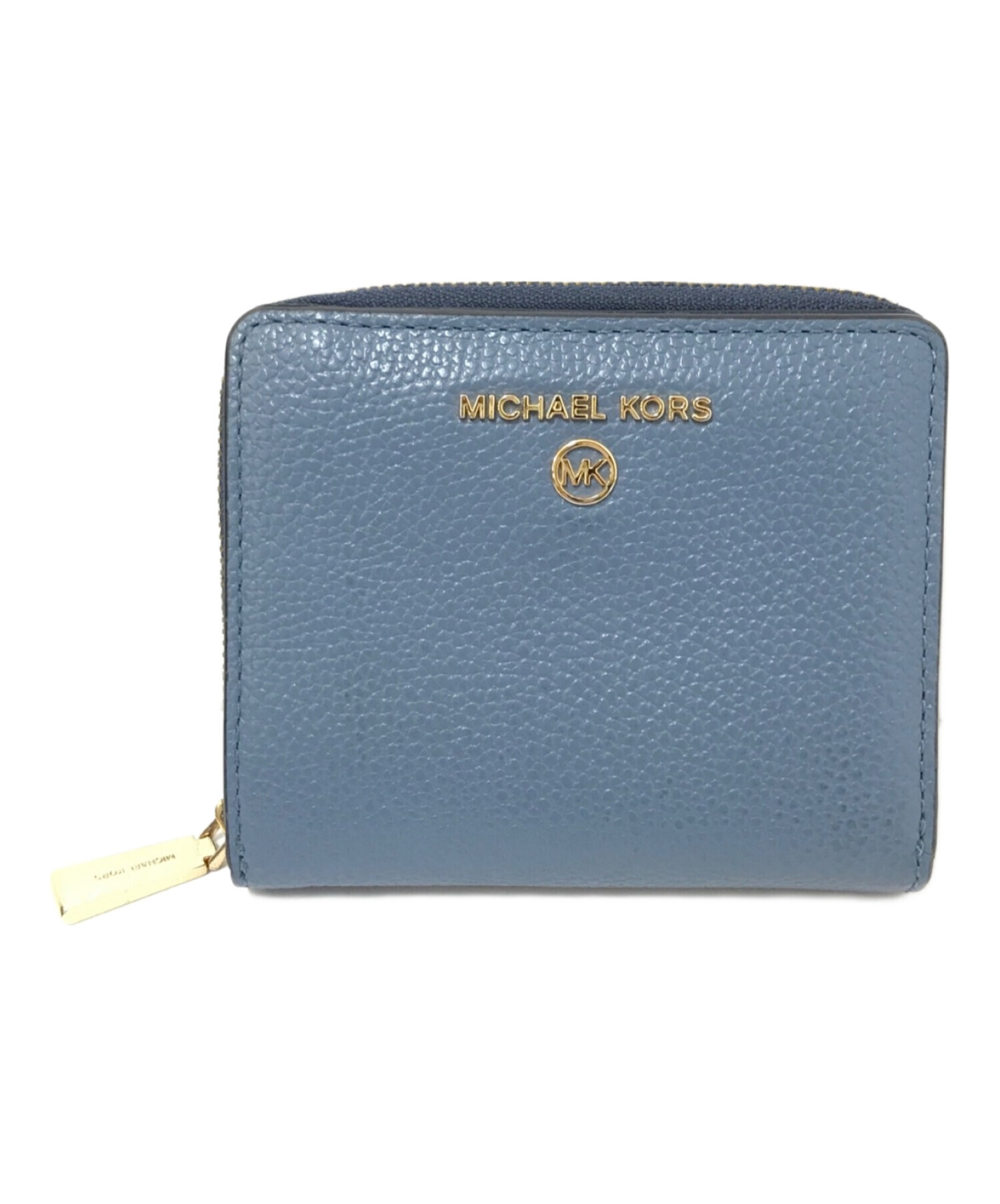 中古・古着通販】MICHAEL KORS (マイケルコース) 2つ折り財布 ネイビー