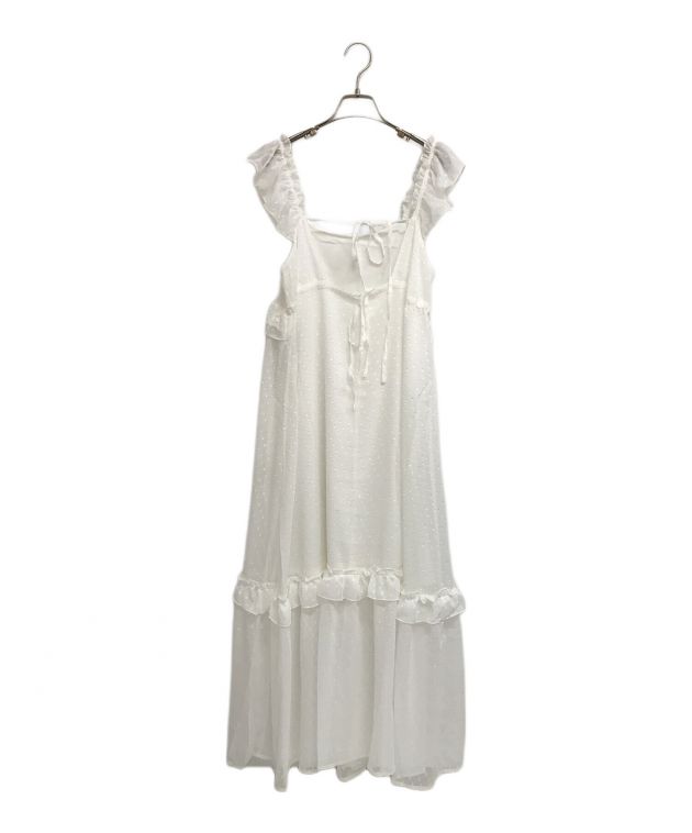 ホワイト ノースリーブ ワンピース 中古 楽天市場】【albino】ドレープボディノースリーブワンピース