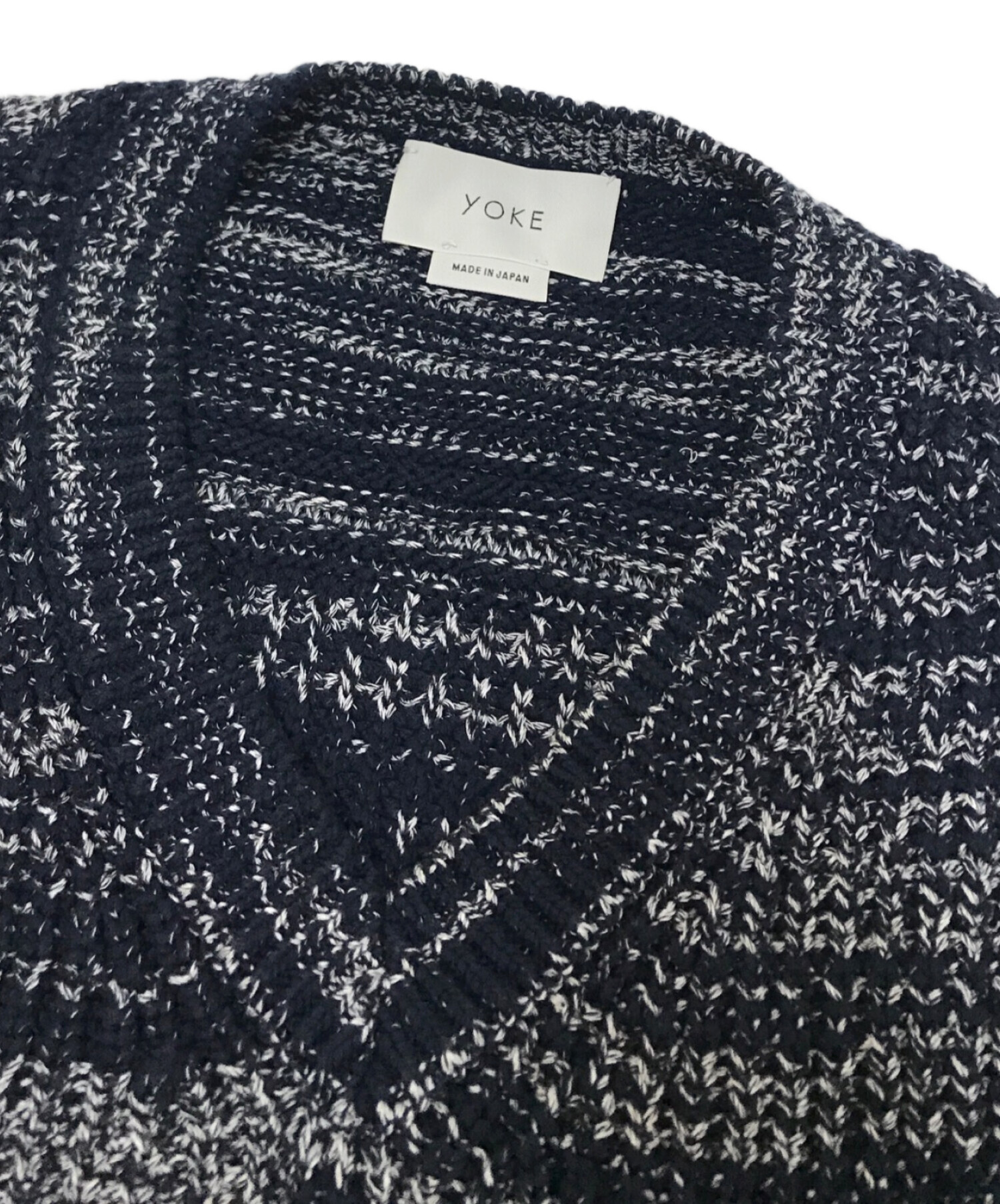 中古・古着通販】YOKE (ヨーク) 5G OVERSIZED V-NECK KNIT VEST