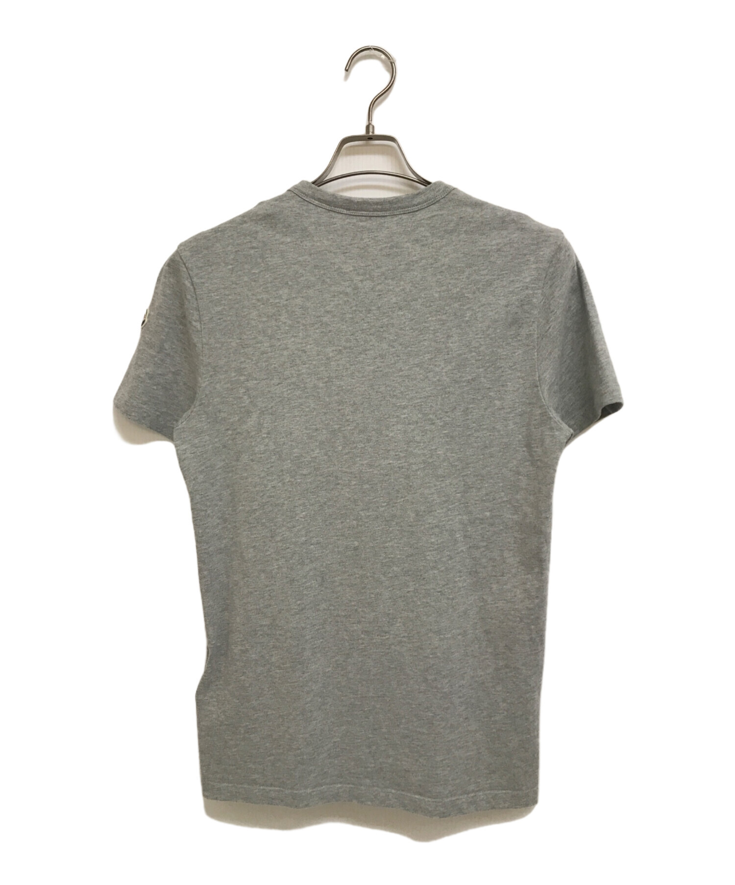 値下げ 中古 MONCLER グレー Tシャツ ロゴプリント S 中古・古着通販】MONCLER (モンクレール) プリントTシャツ グレー