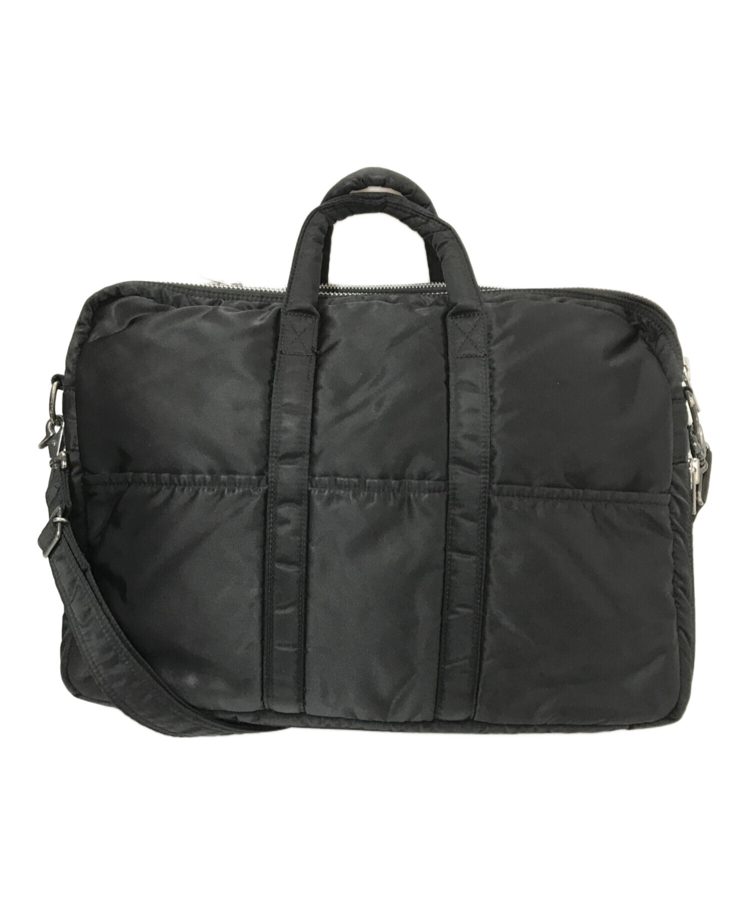 未使用品 ポーター2WAY ブリーフケース 中古・古着通販】PORTER (ポーター) 2WAYブリーフケース ブラック