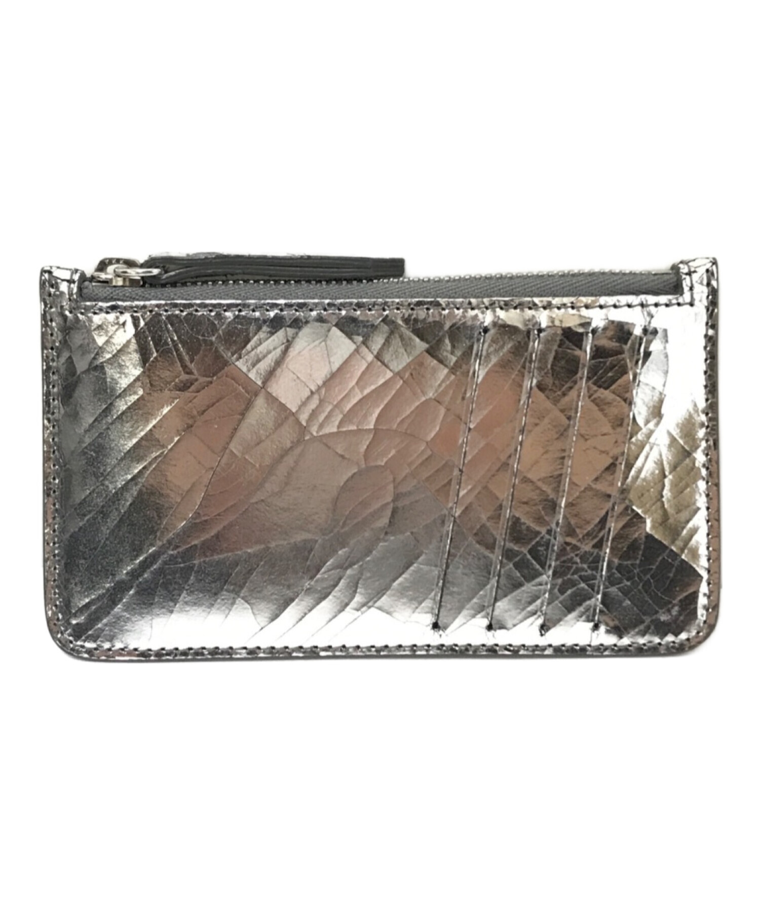 Maison Margiela メゾンマルジェラ 財布・ケース  シルバー 【古着】【中古】【送料無料】 中古・古着通販】Maison Margiela (メゾンマルジェラ) 3つ折り財布