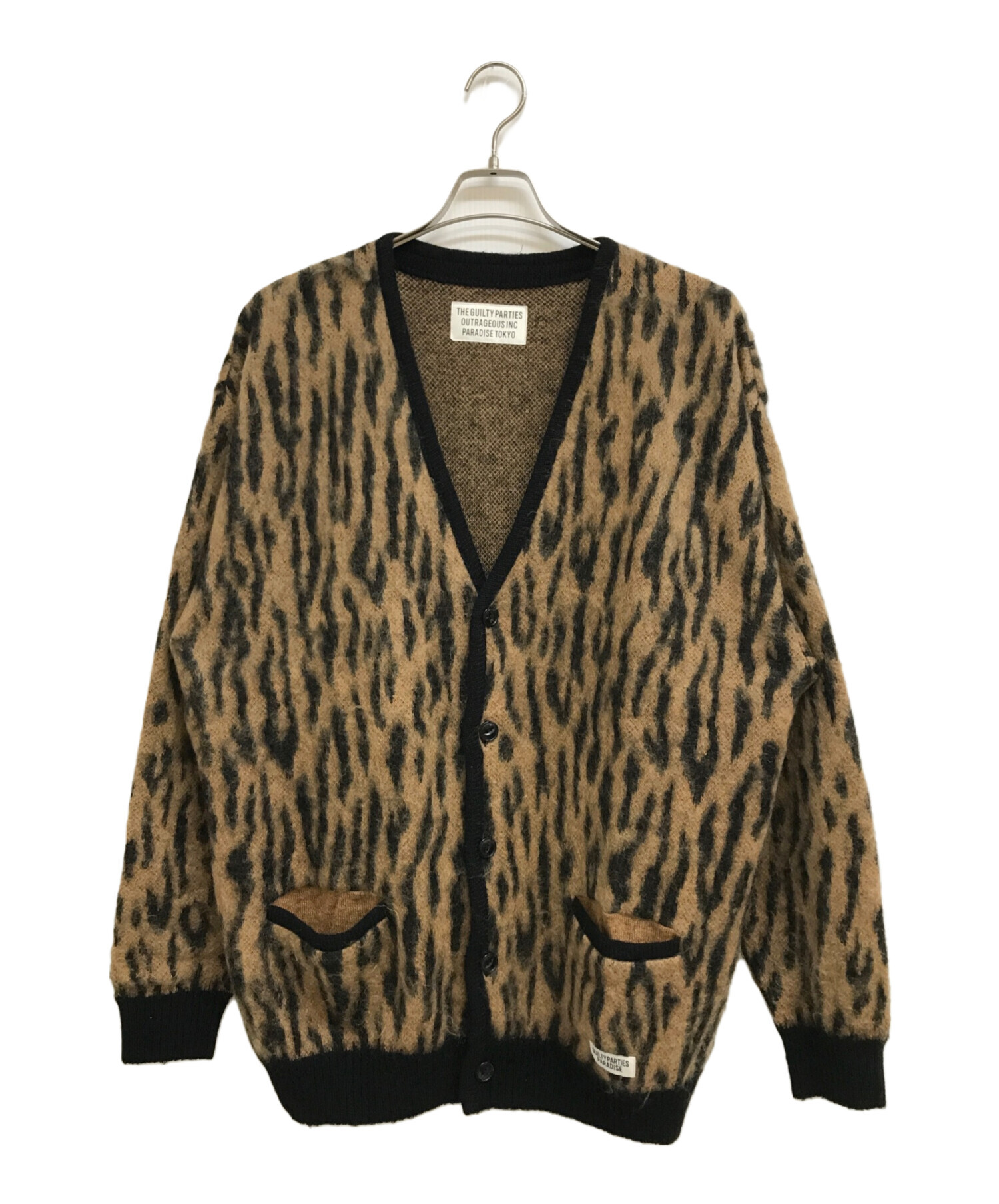 中古・古着通販】WACKO MARIA (ワコマリア) LEOPARD MOHAIR CARDIGAN 