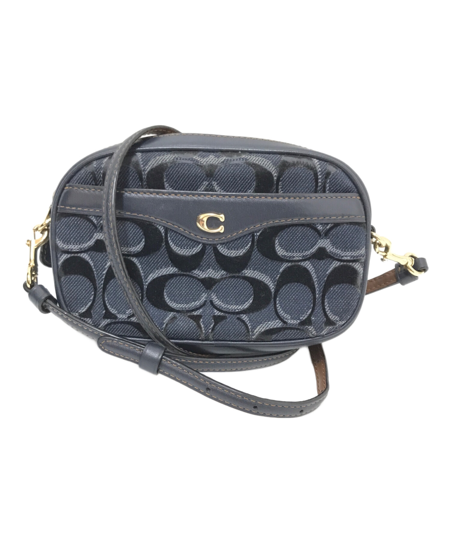 coach ショルダーバッグ　古着 COACH(コーチ) / ショルダーバッグ/レザー/RED/M1869 | 中古品の