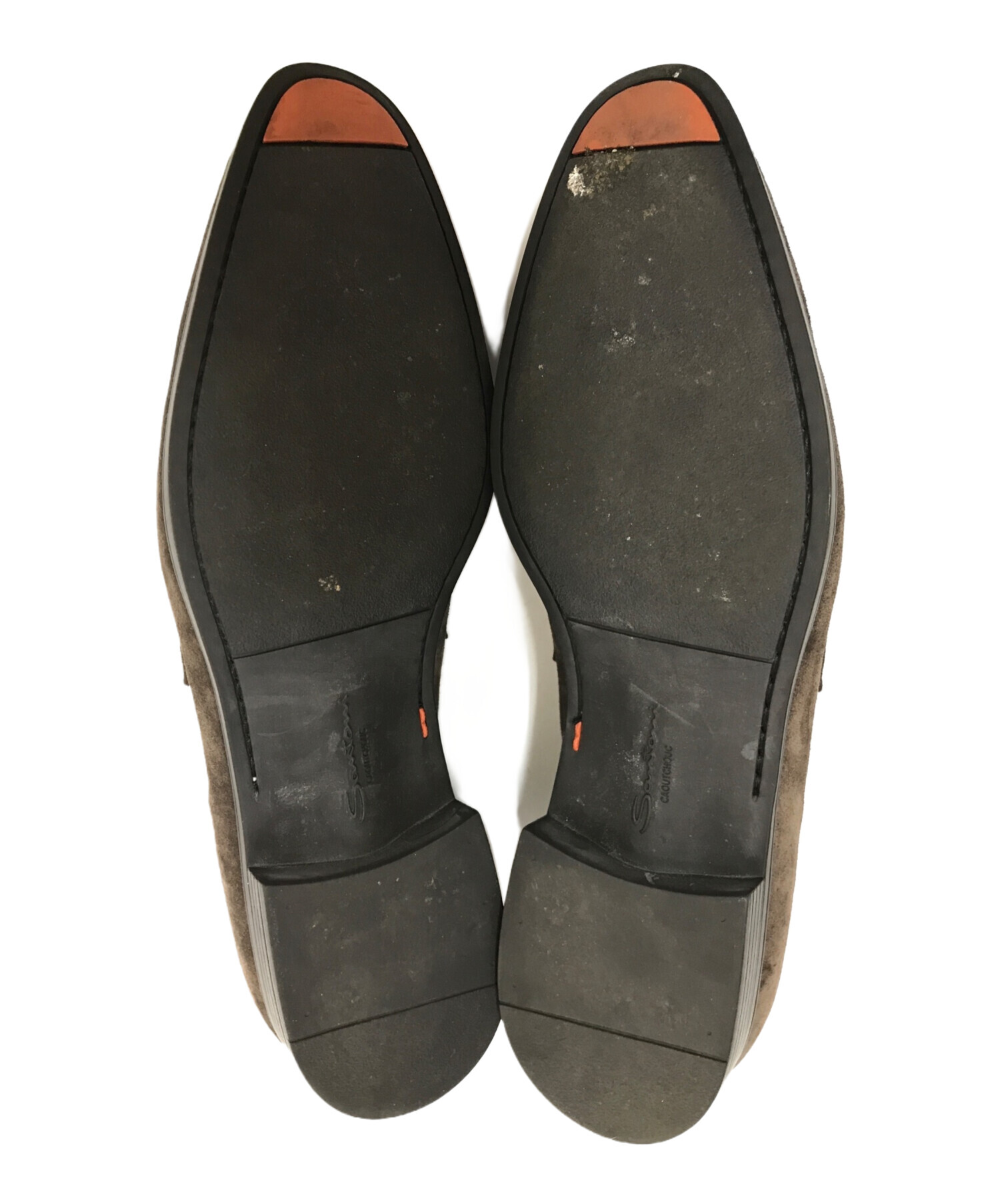 中古・古着通販】Santoni (サントーニ) スエードローファー ブラウン