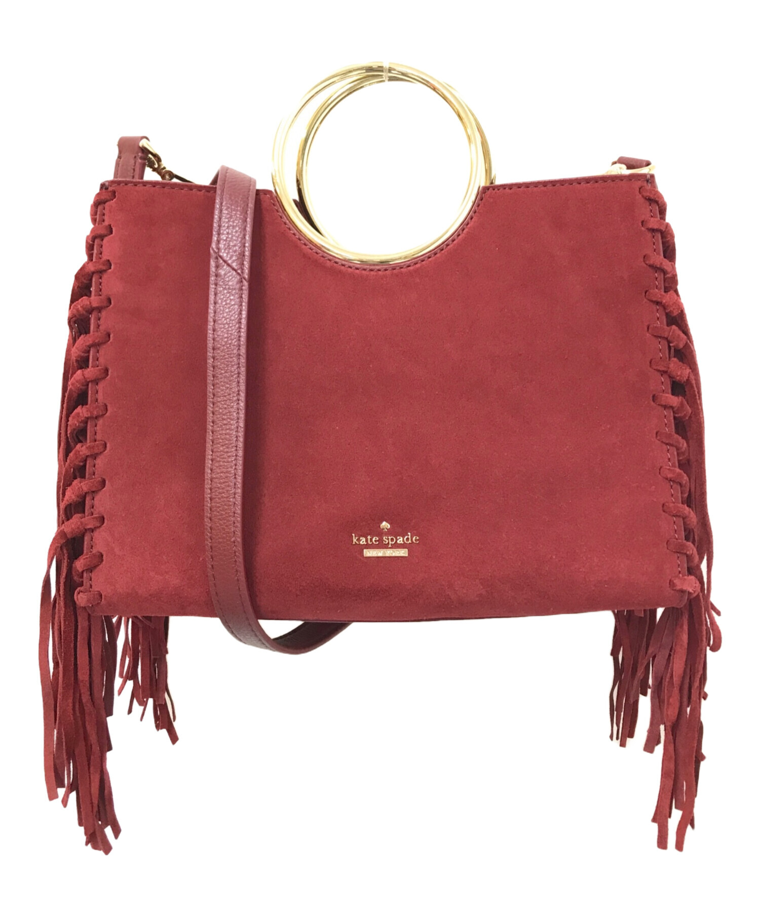 中古・古着通販】Kate Spade (ケイトスペード) 2WAYフリンジバッグ 