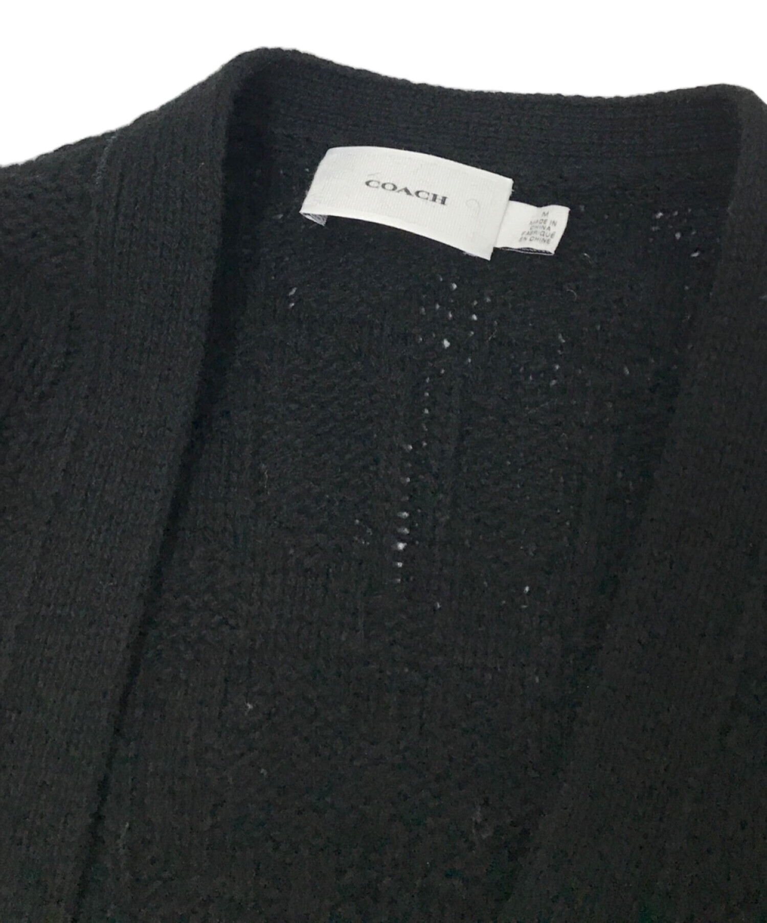 中古・古着通販】COACH (コーチ) シグネチャーニットカーディガン