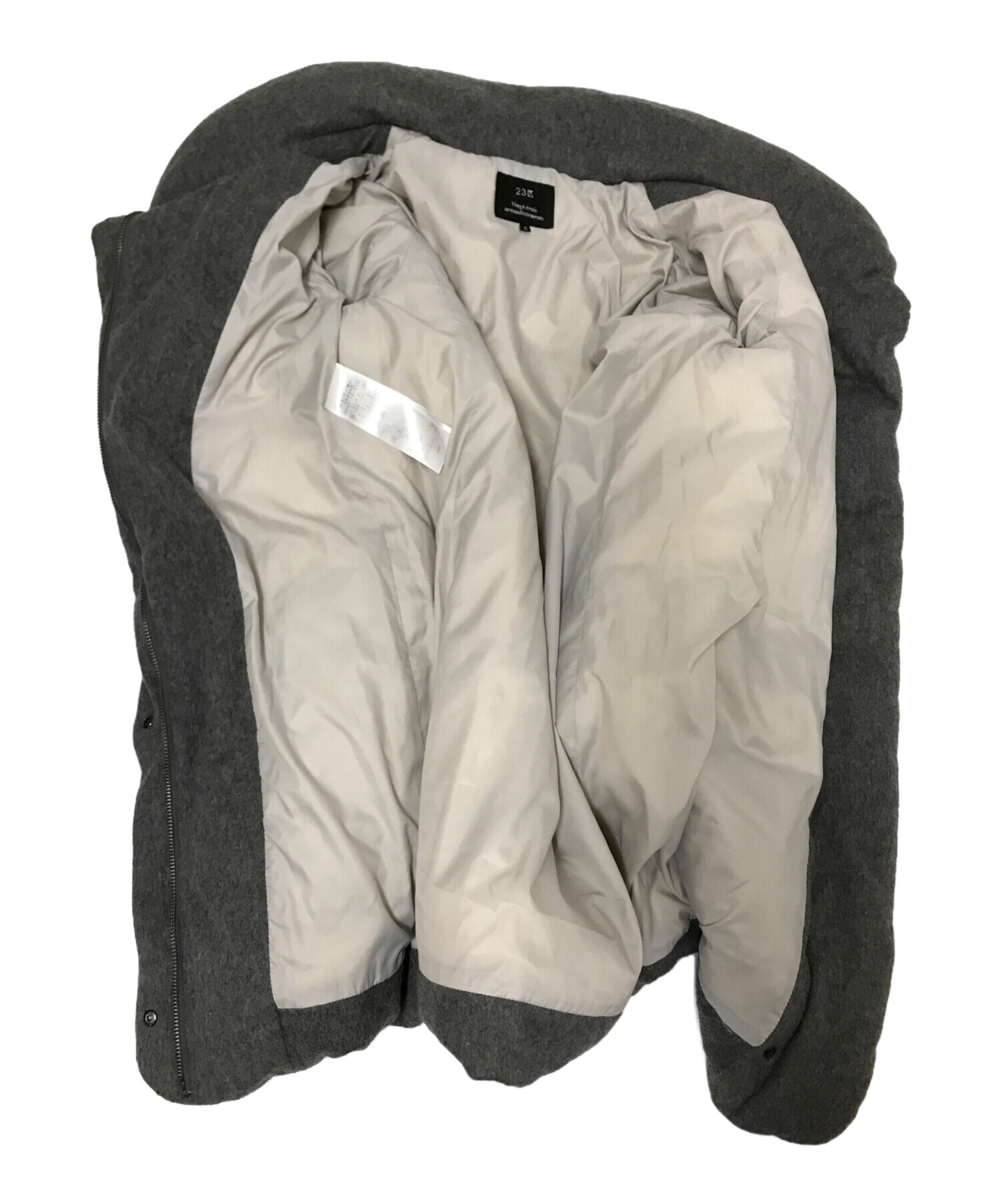 中古・古着通販】23区 (ニジュウサンク) ダウンジャケット グレー