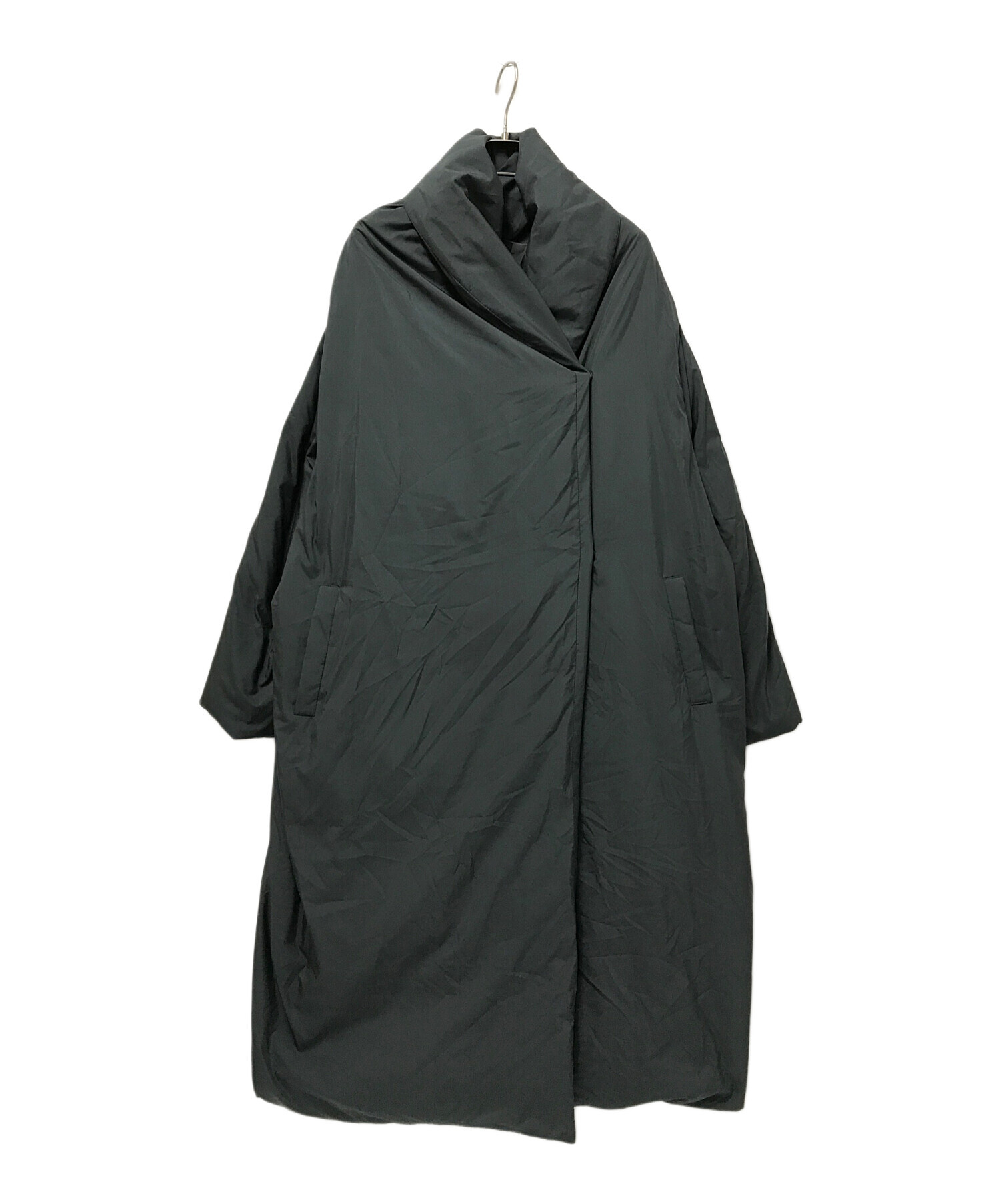 中古・古着通販】mizuiro-ind (ミズイロインド) ドレープロングダウン