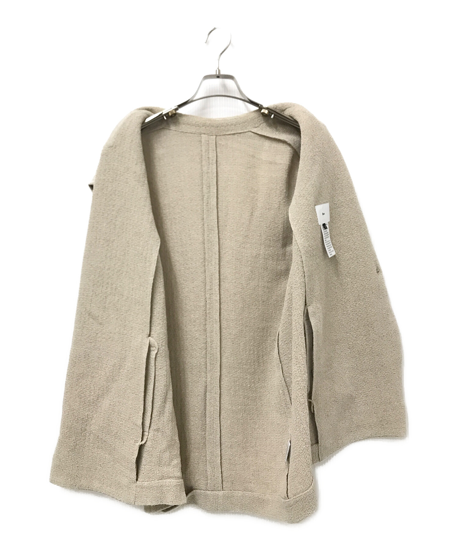 中古・古着通販】Sov. (ソブ) リネンノースリーブジャケット 中古・古着通販】Sov. (ソブ) リネンノースリーブジャケット