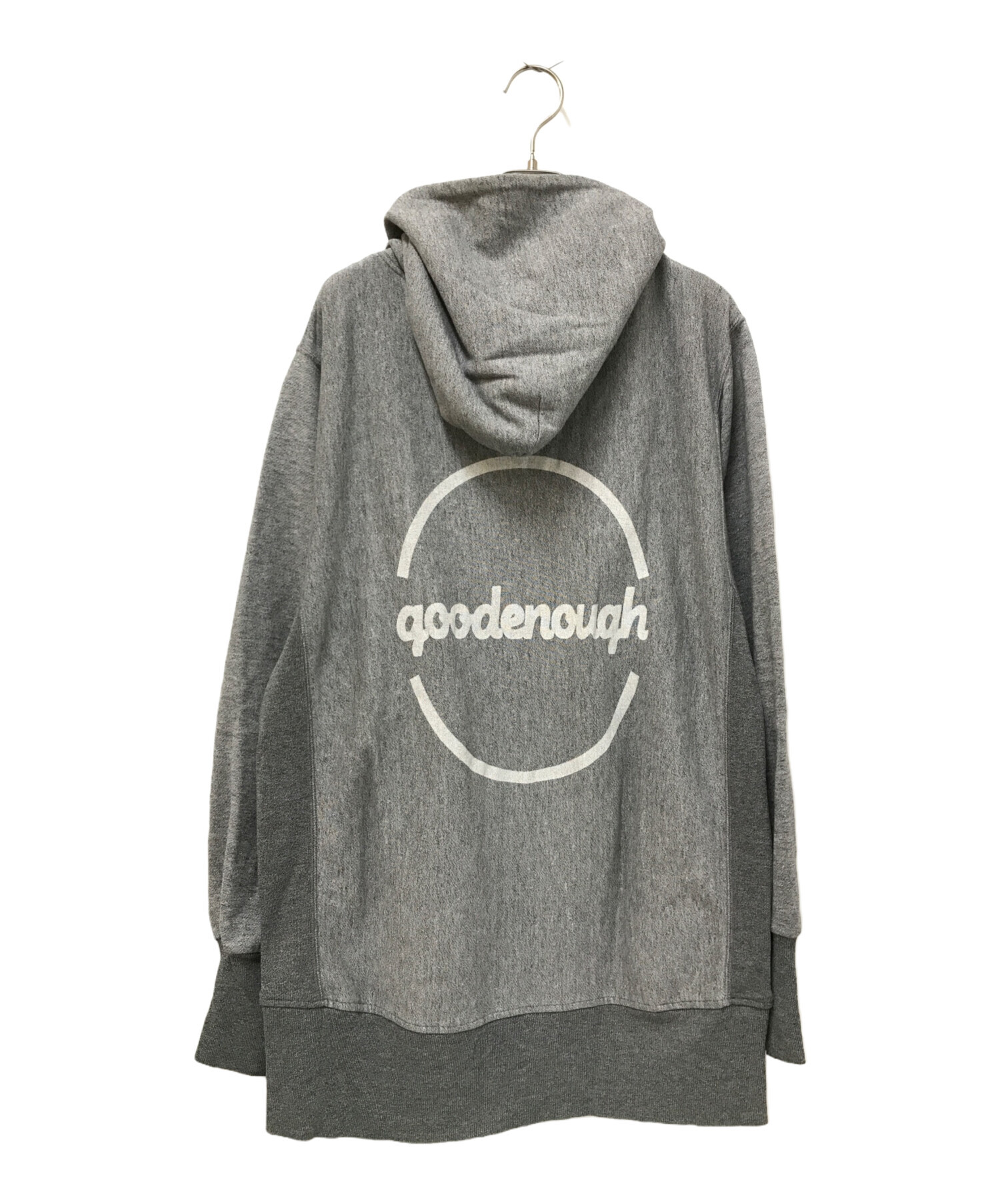 GOODENOUGH GOODプリント グレー パーカー