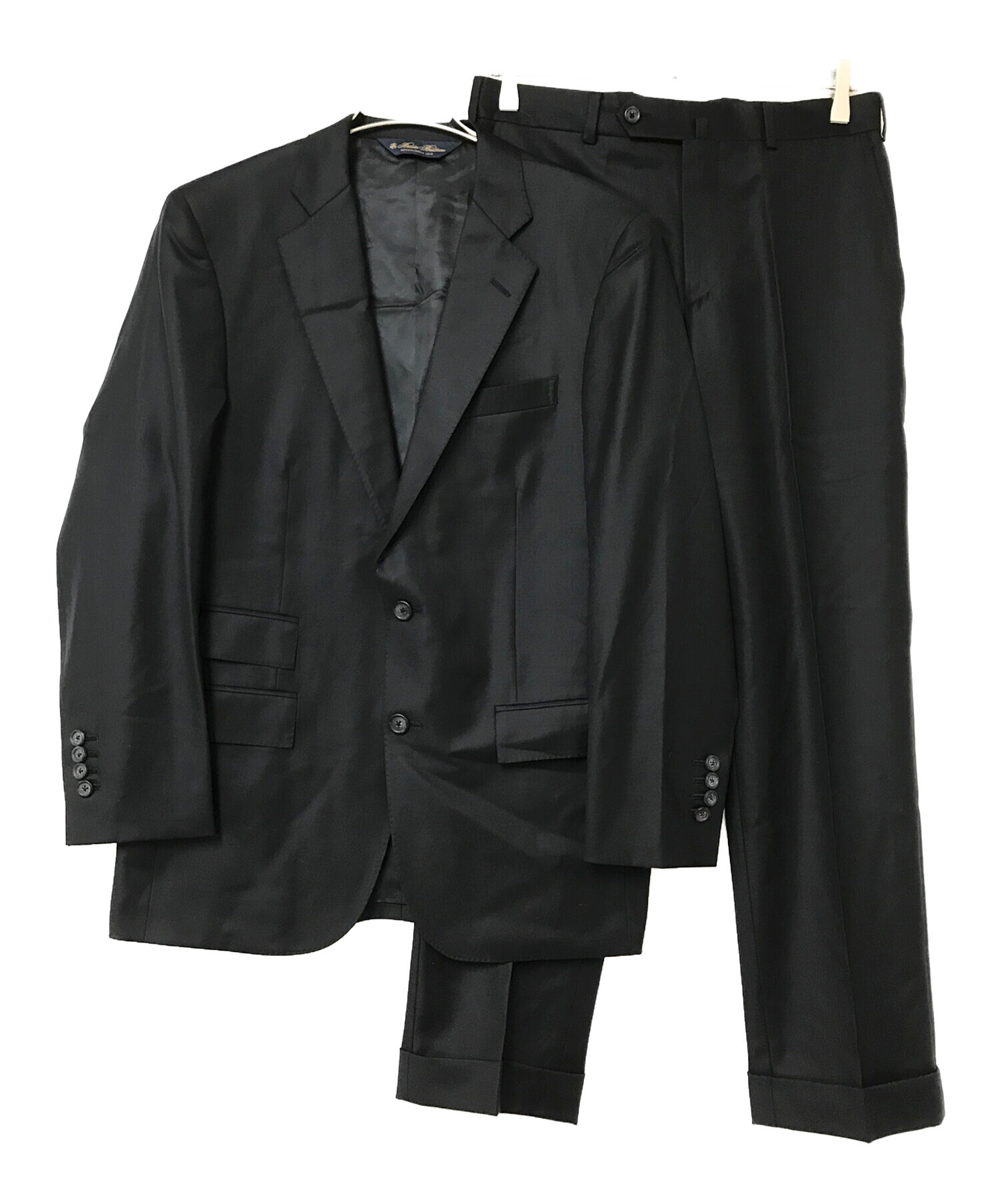 ブルックスブラザーズ パンツスーツ セットアップ ブラック 13AR ブルックスブラザーズ パンツスーツ セットアップ ブラック 13AR