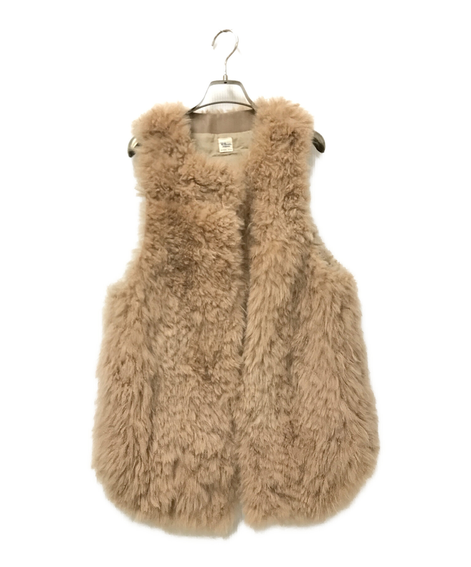 中古・古着通販】Ron Herman (ロンハーマン) Fur Vest ブラウン サイズ